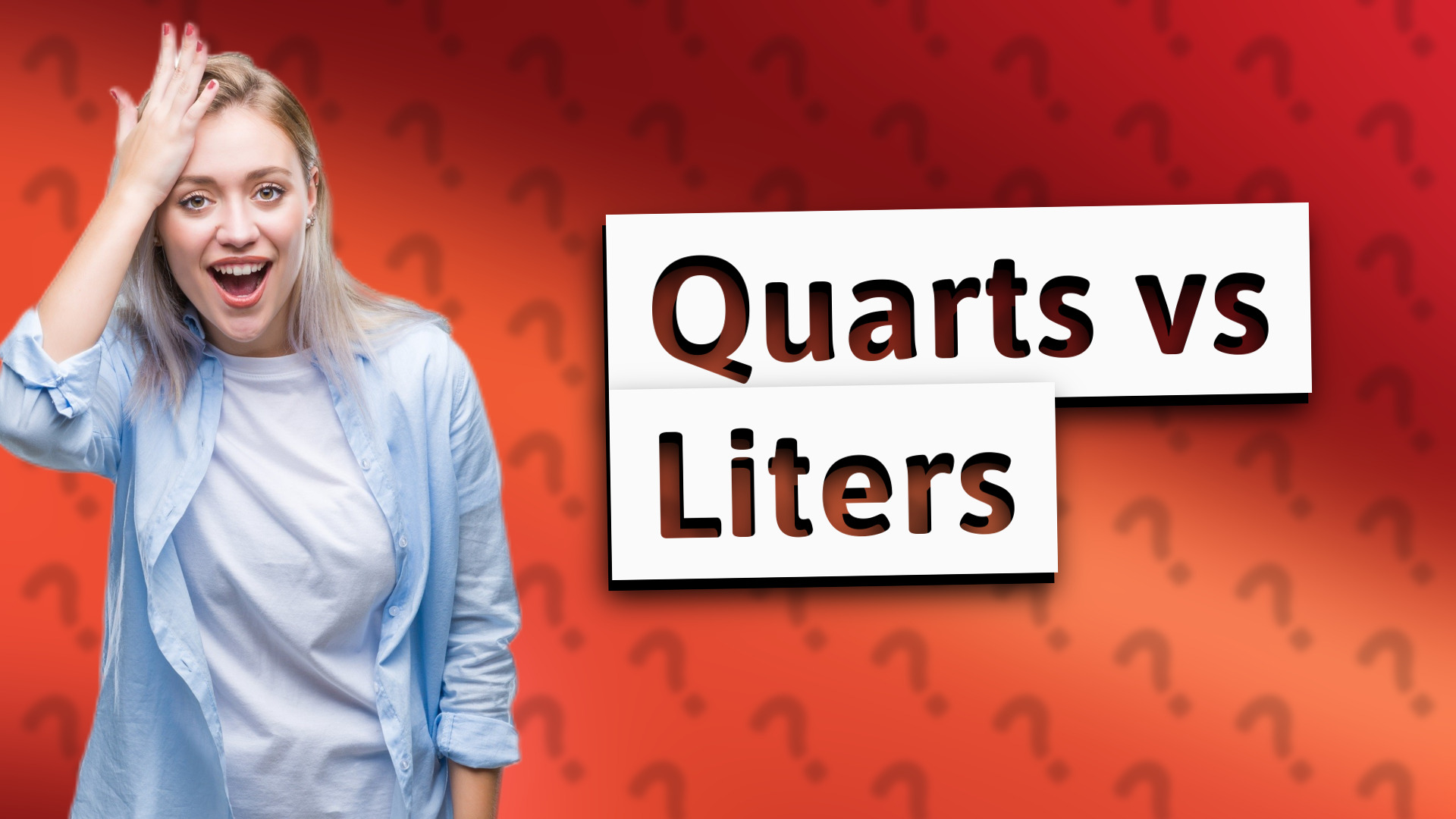 Quarts vs Liters