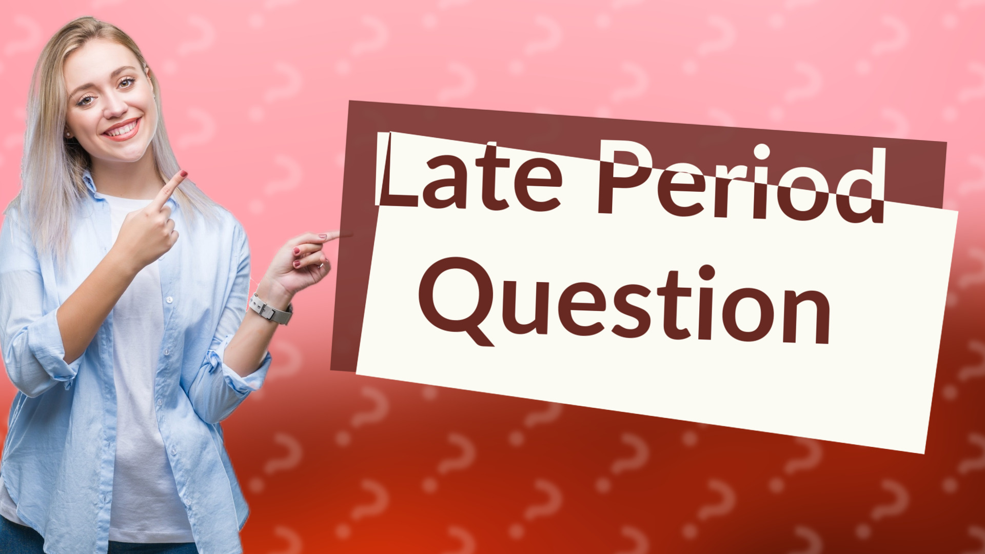 Late Period Question