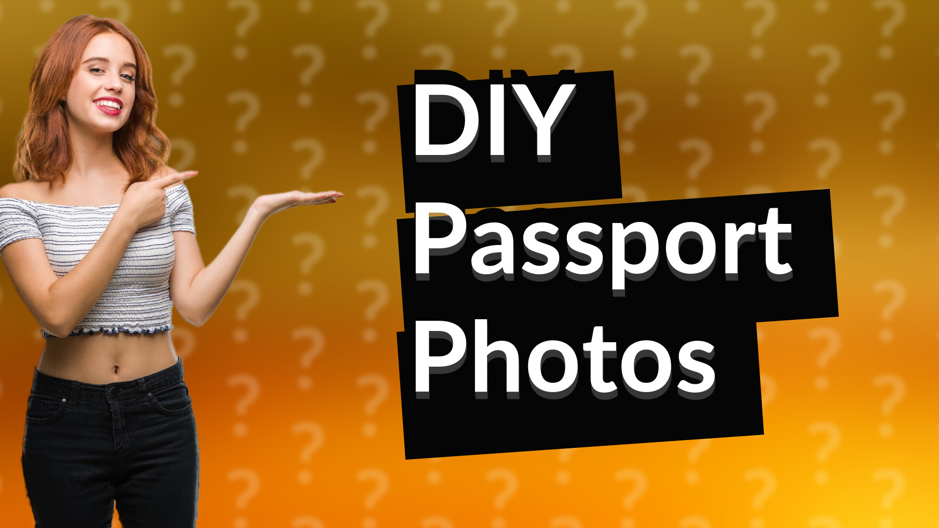 DIY Passport Photos
