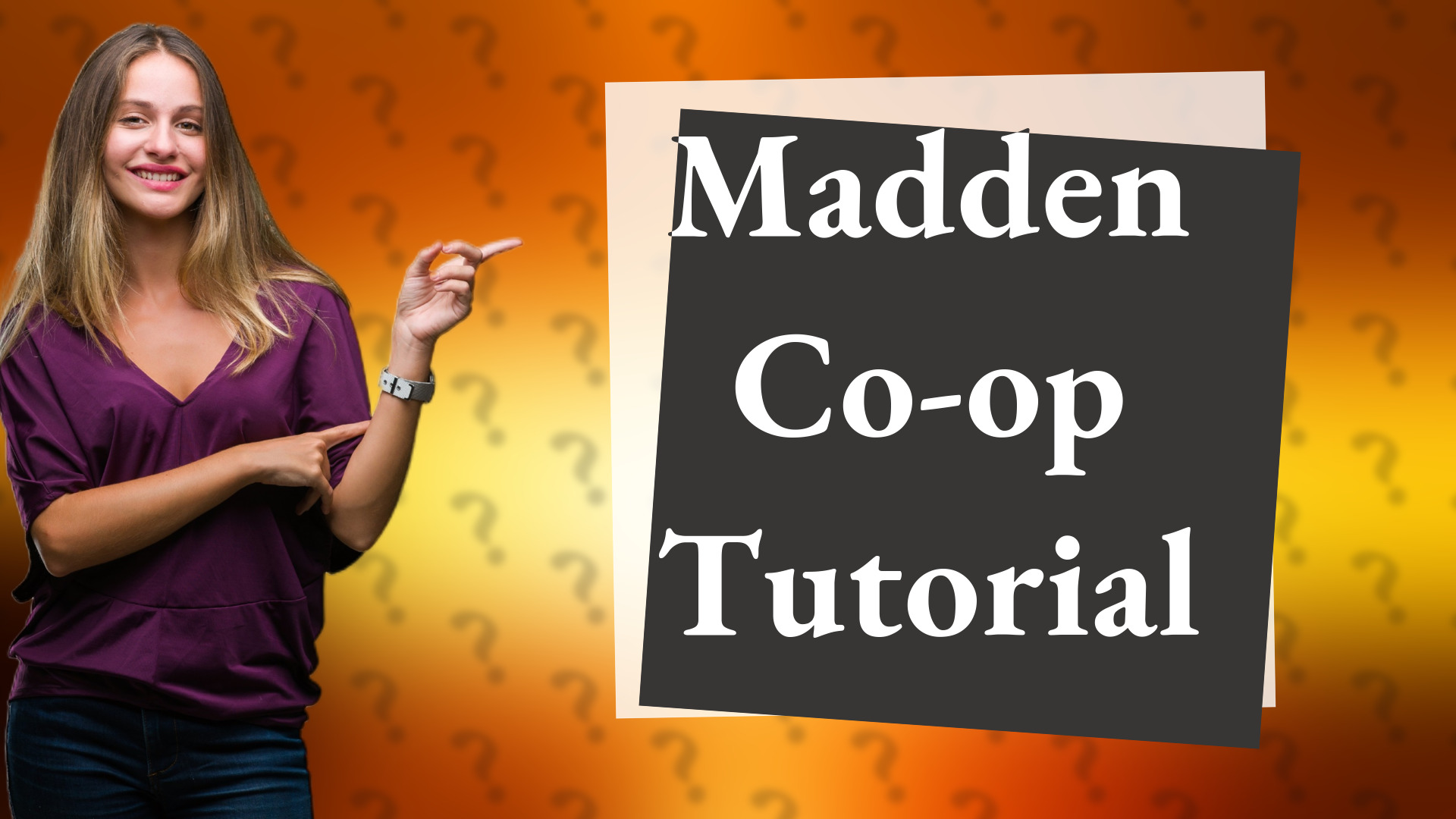 Madden Co-op Tutorial