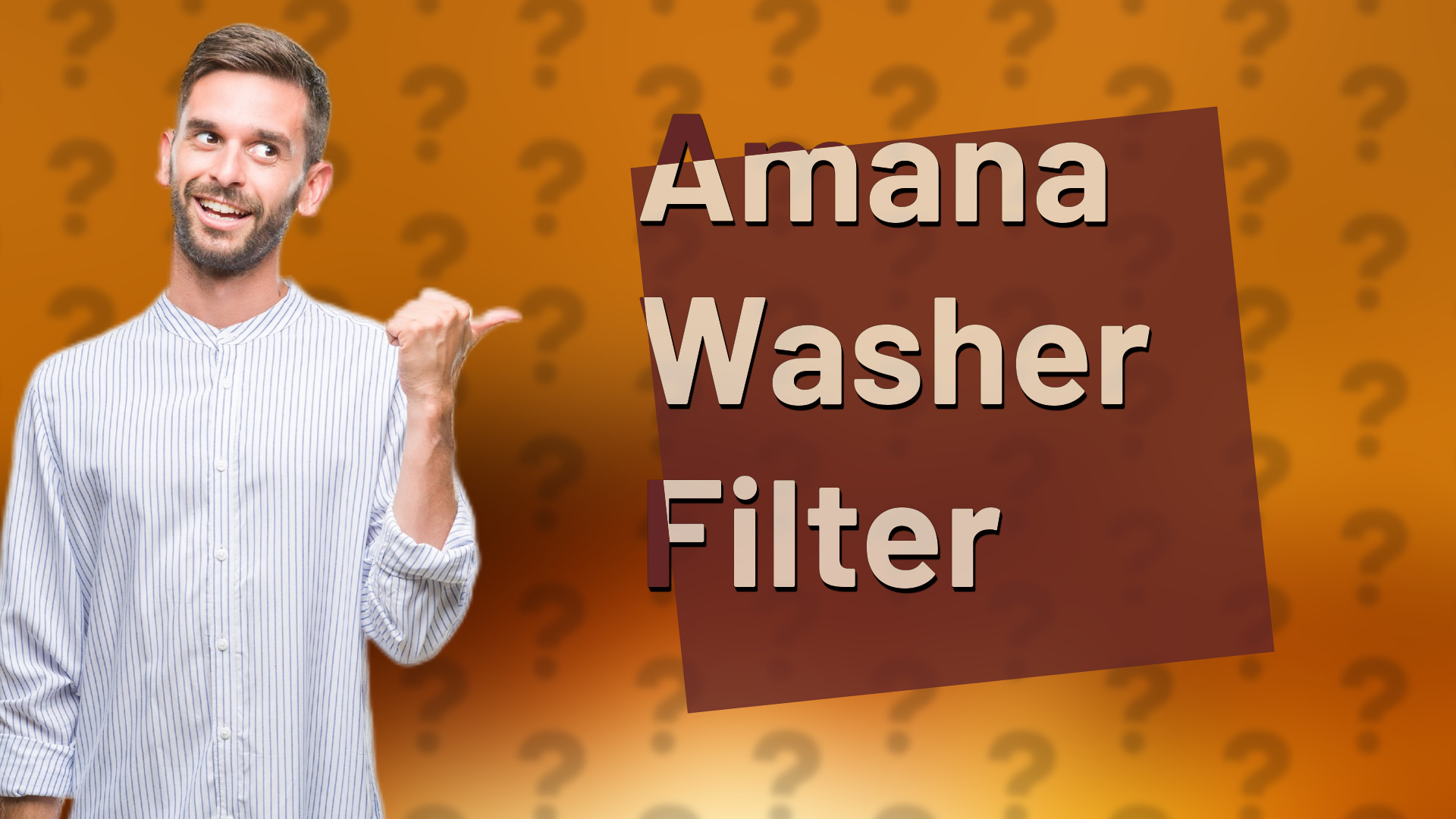 Amana Washer Filter