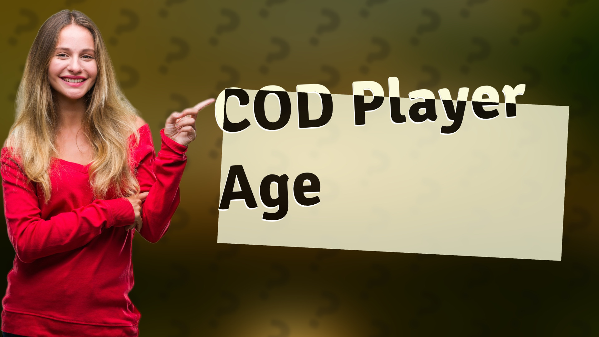 COD Player Age