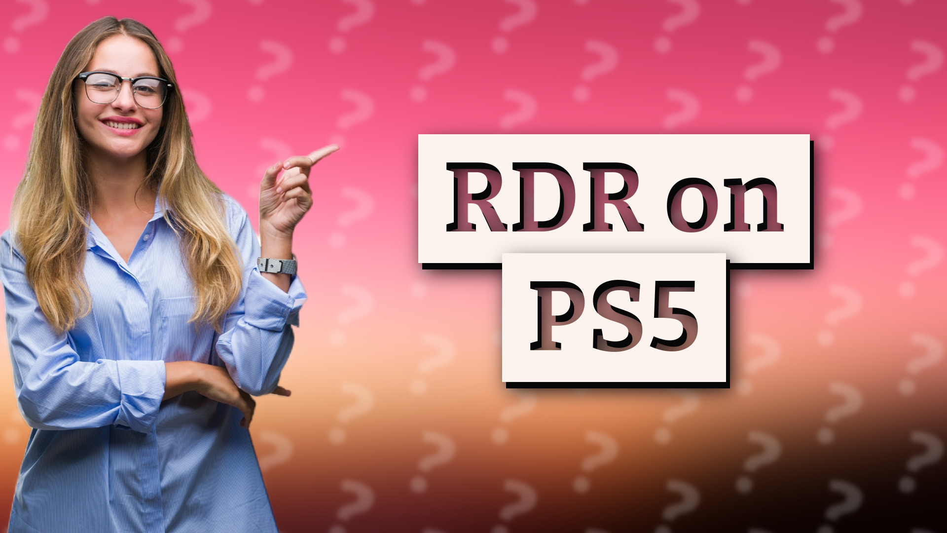 RDR on PS5