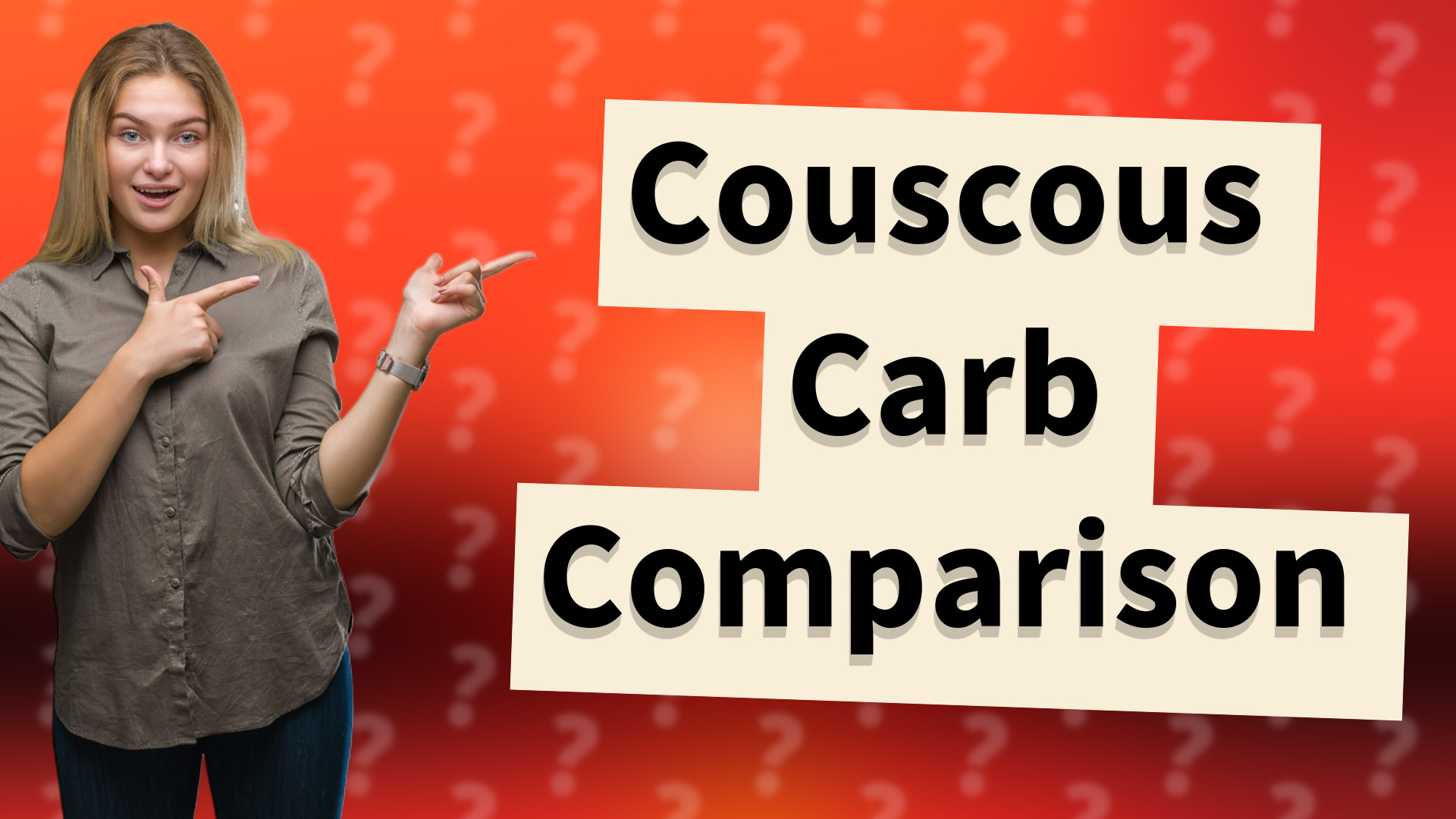 Couscous Carb Comparison