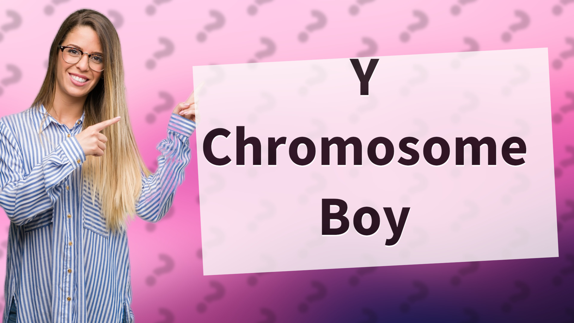 Y Chromosome Boy