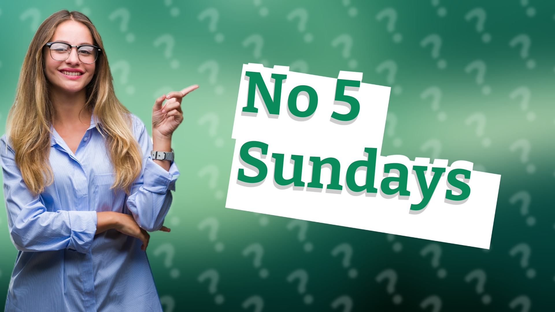 No 5 Sundays