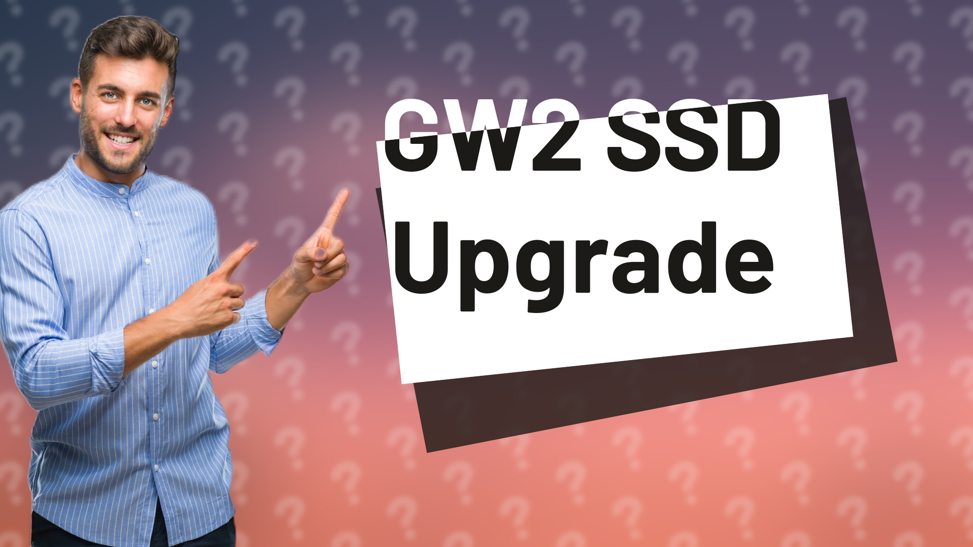 GW2 SSD Upgrade