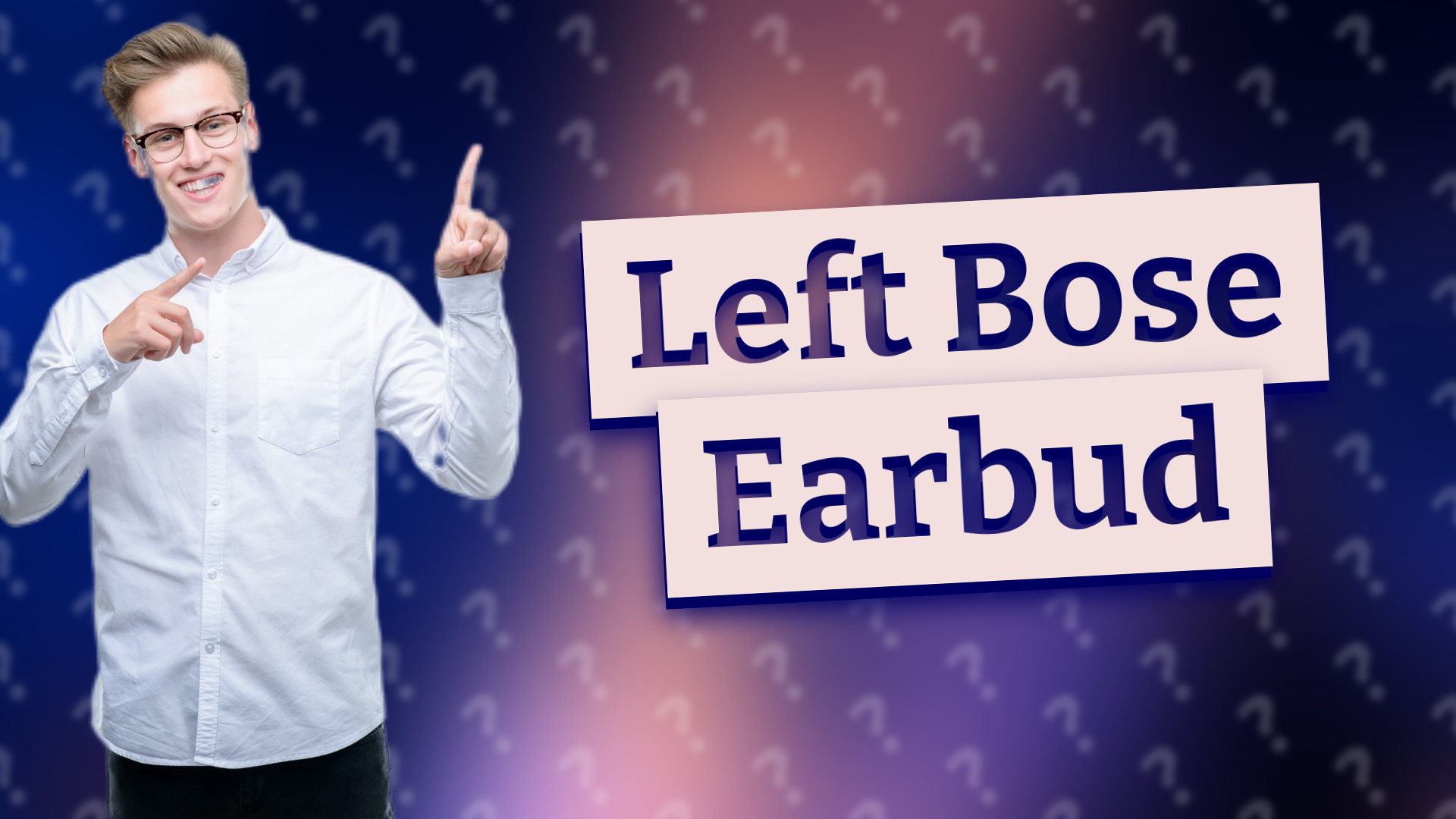 Left Bose Earbud