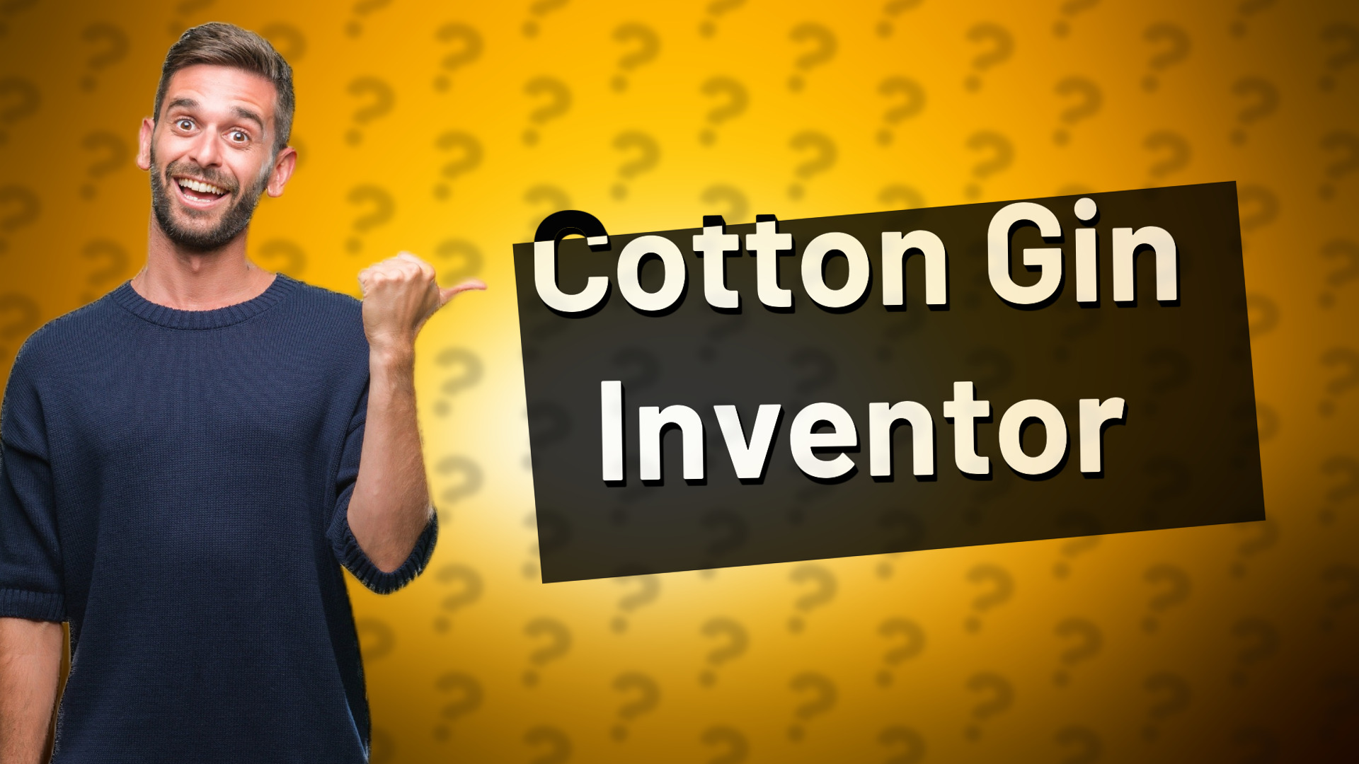 Cotton Gin Inventor