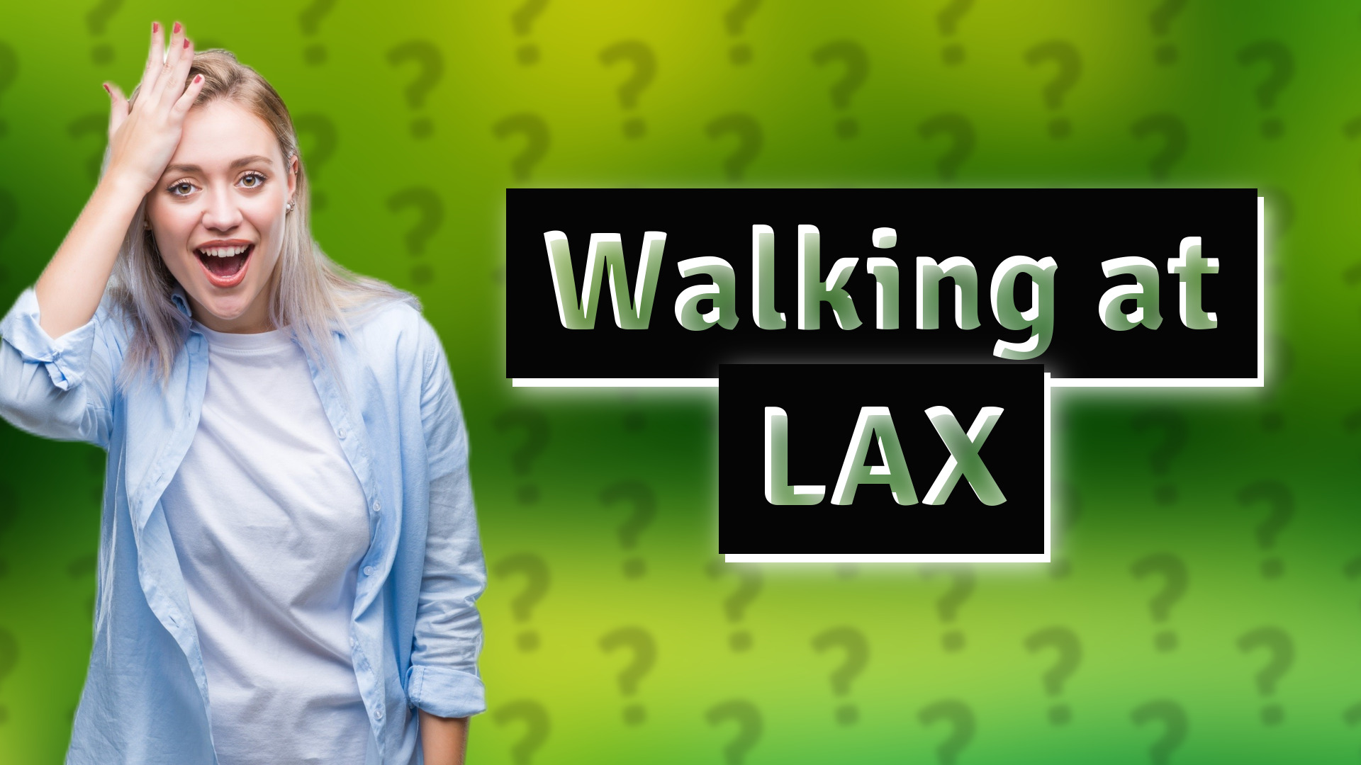 Walking at LAX