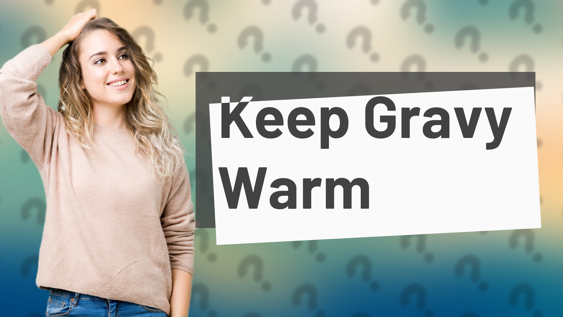 Keep Gravy Warm