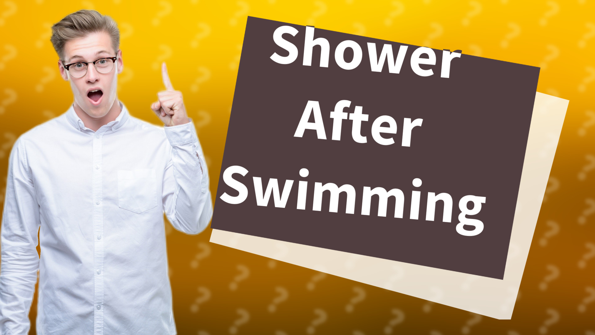 Shower After Swimming
