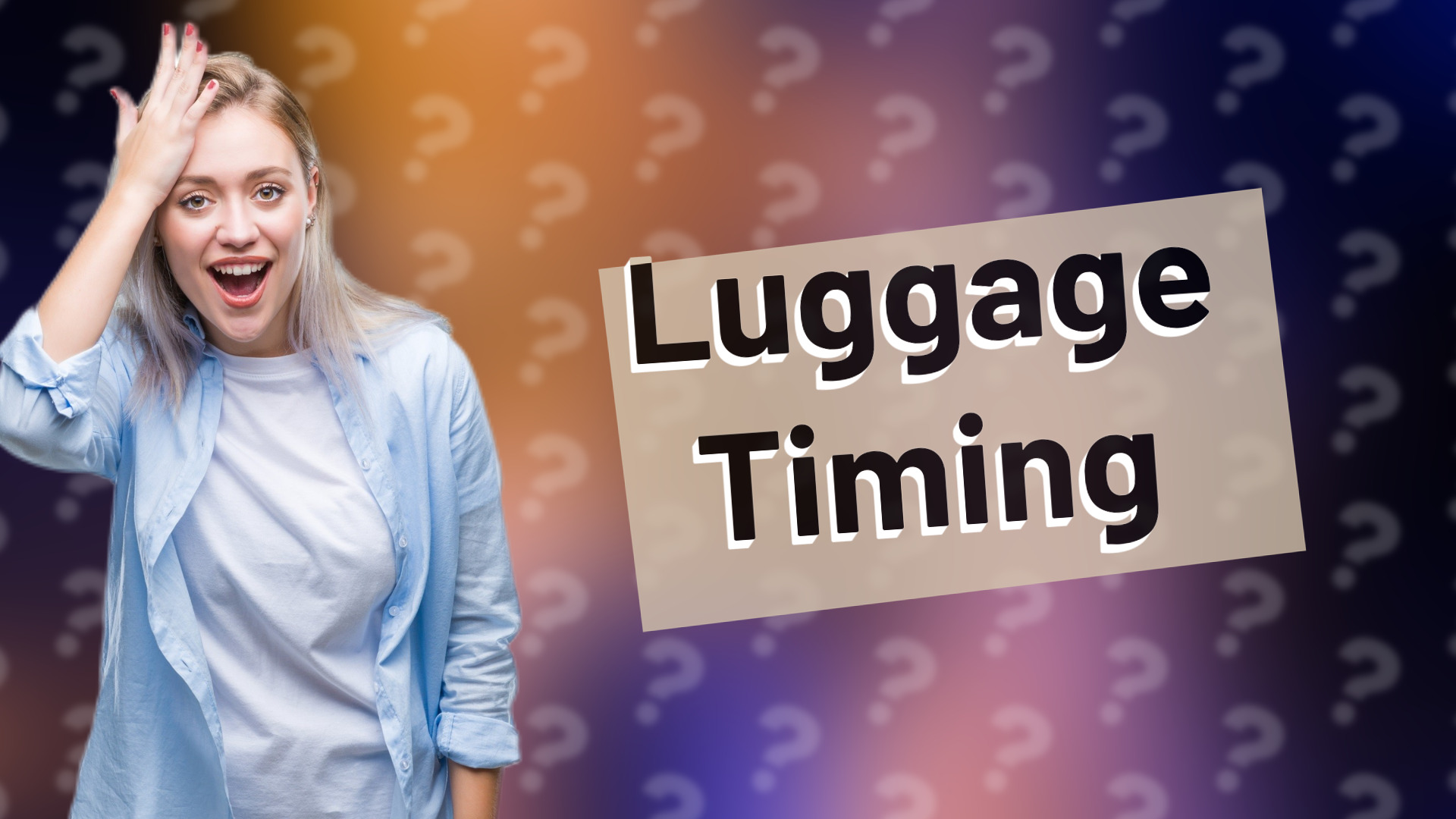 Luggage Timing