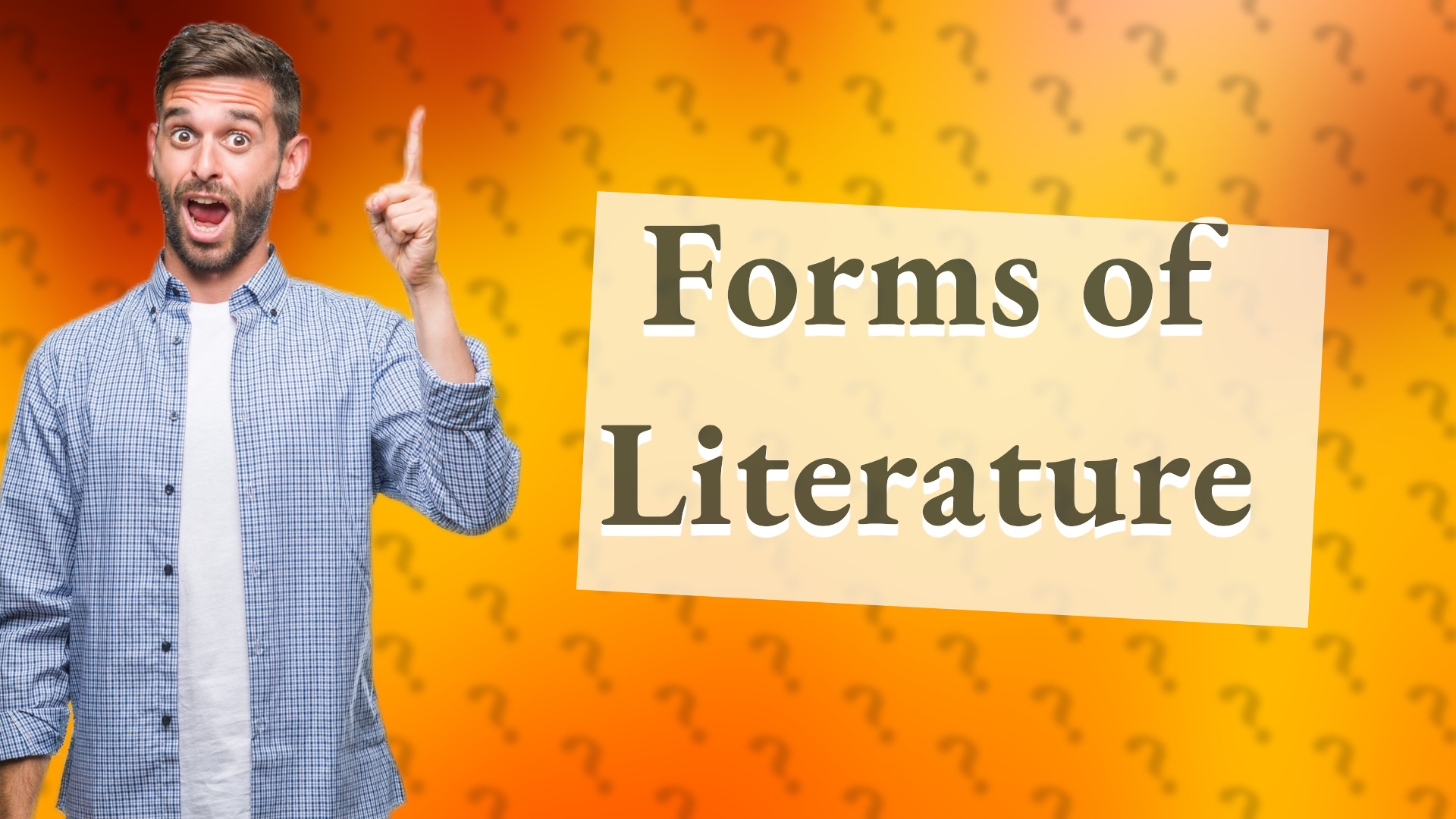 Forms of Literature