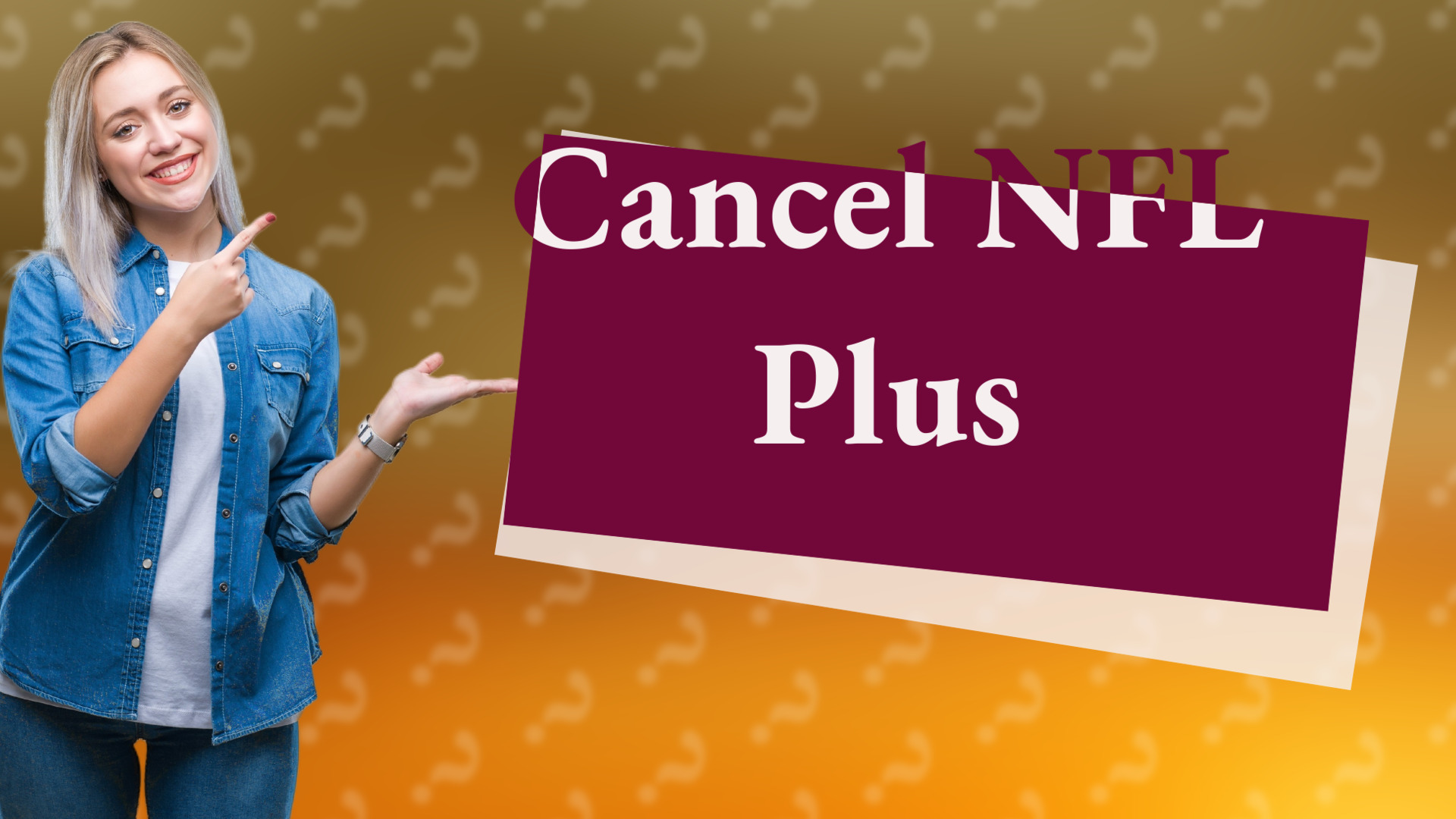 Cancel NFL Plus
