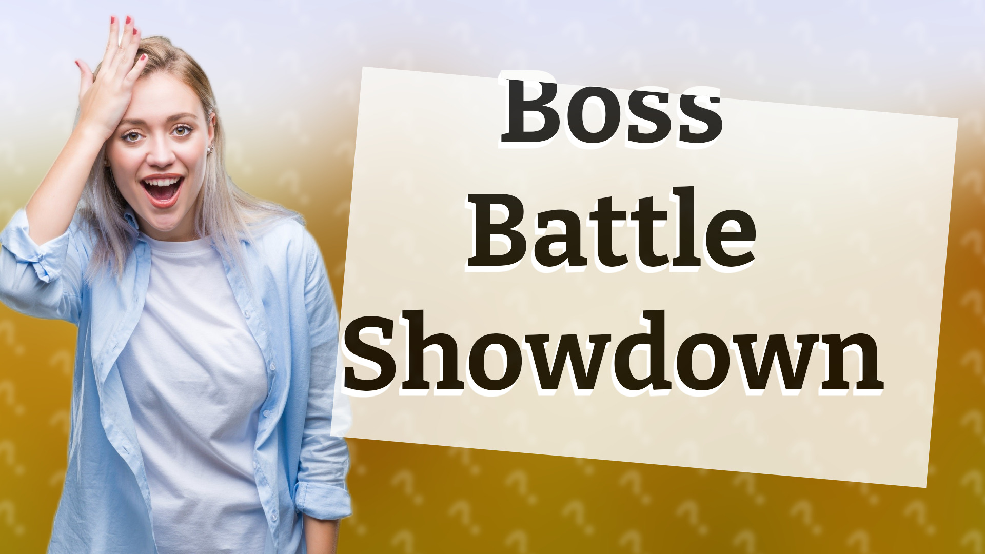Boss Battle Showdown