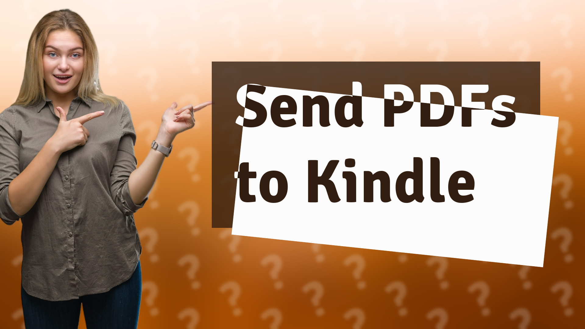 Send PDFs to Kindle