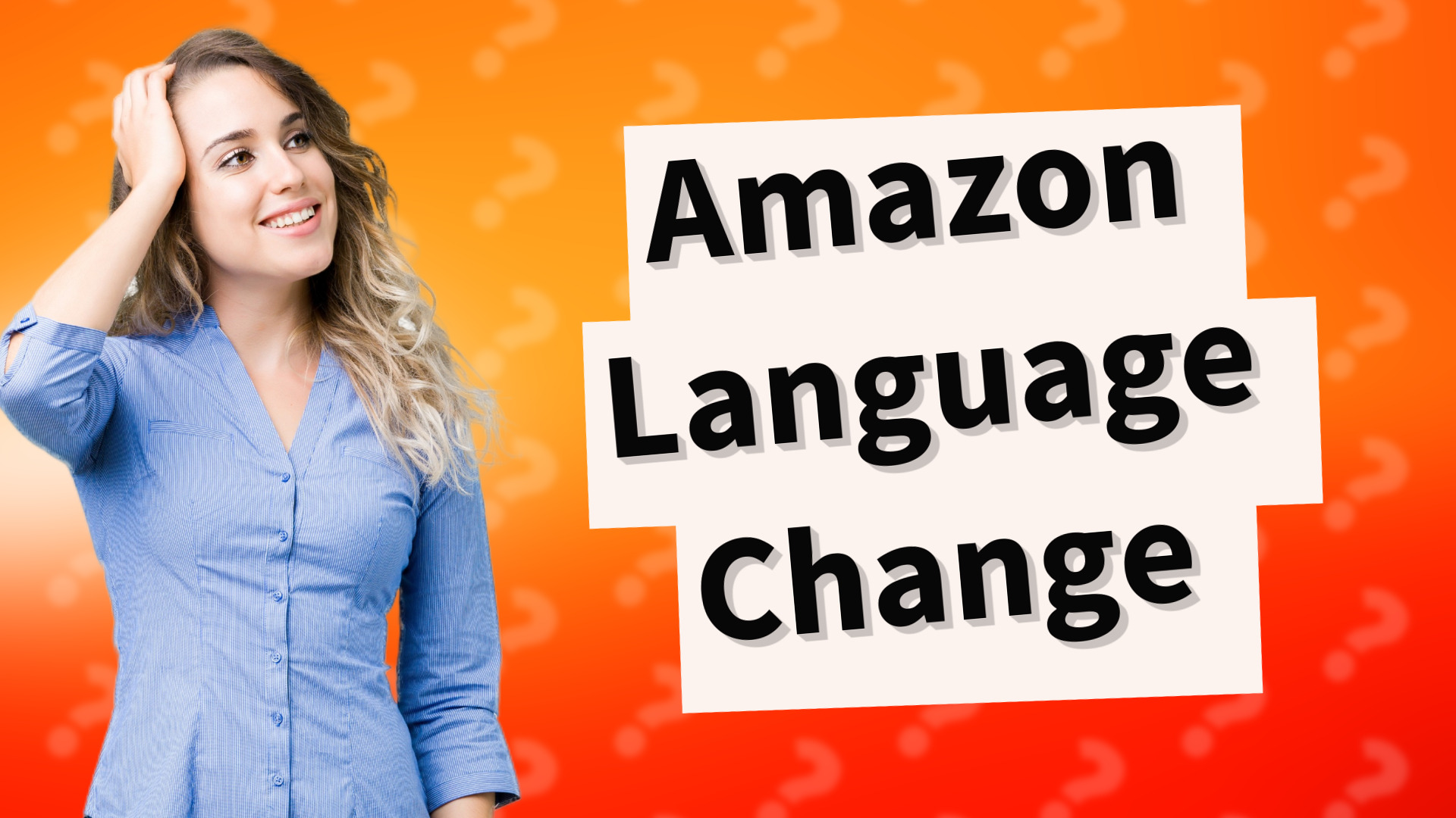 Amazon Language Change