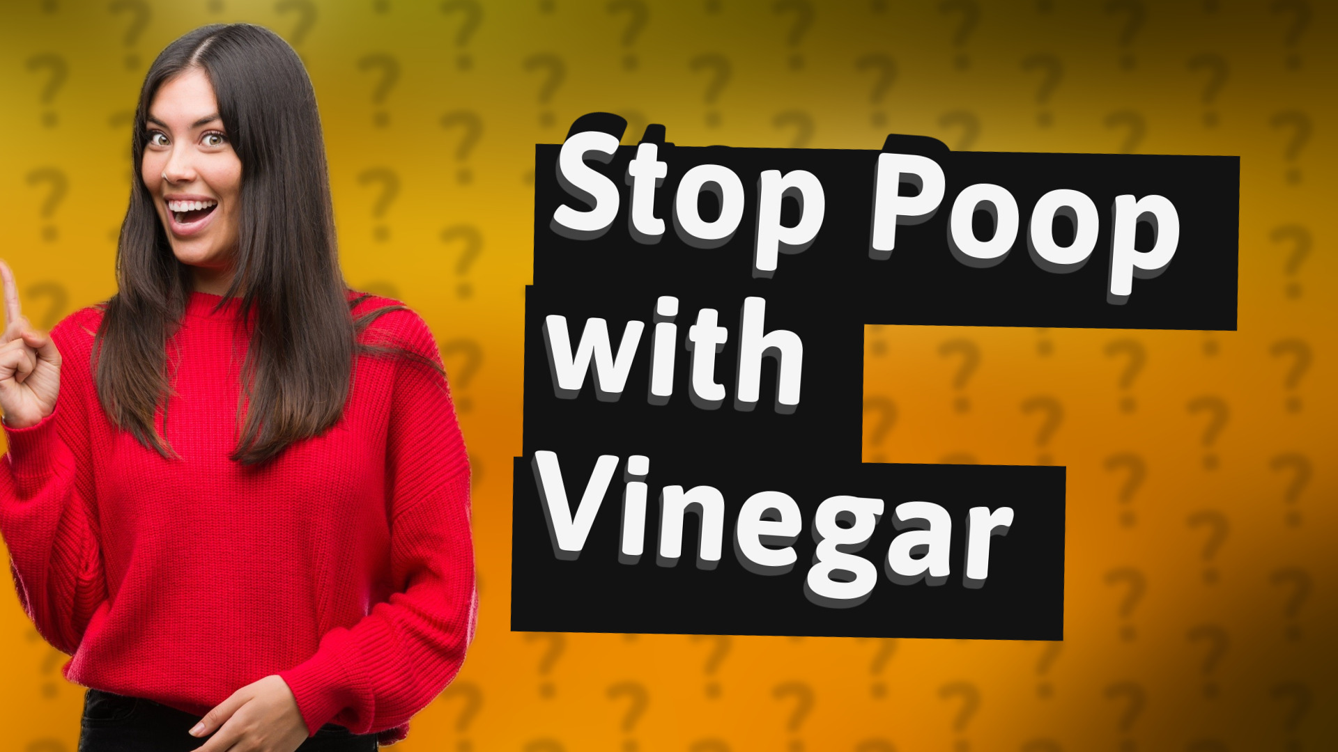 Stop Poop with Vinegar