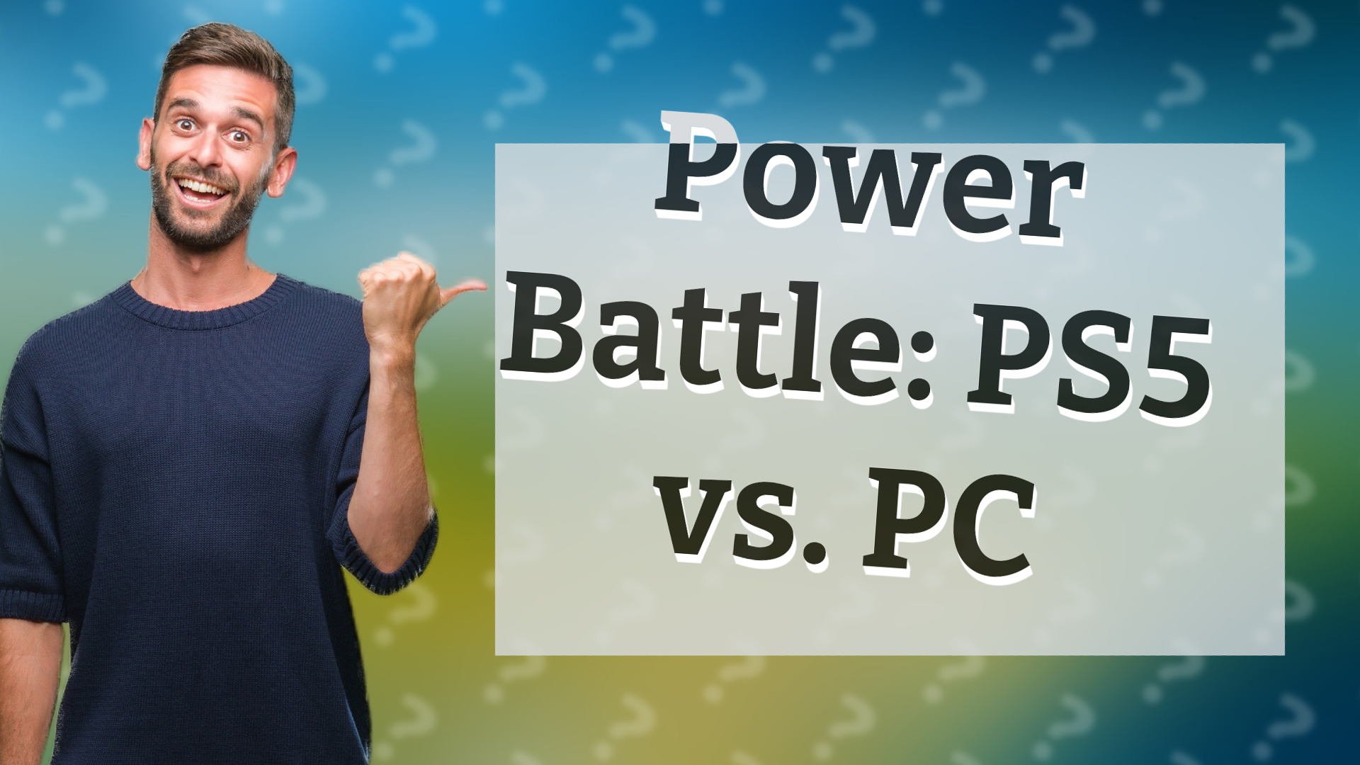 Power Battle: PS5 vs. PC