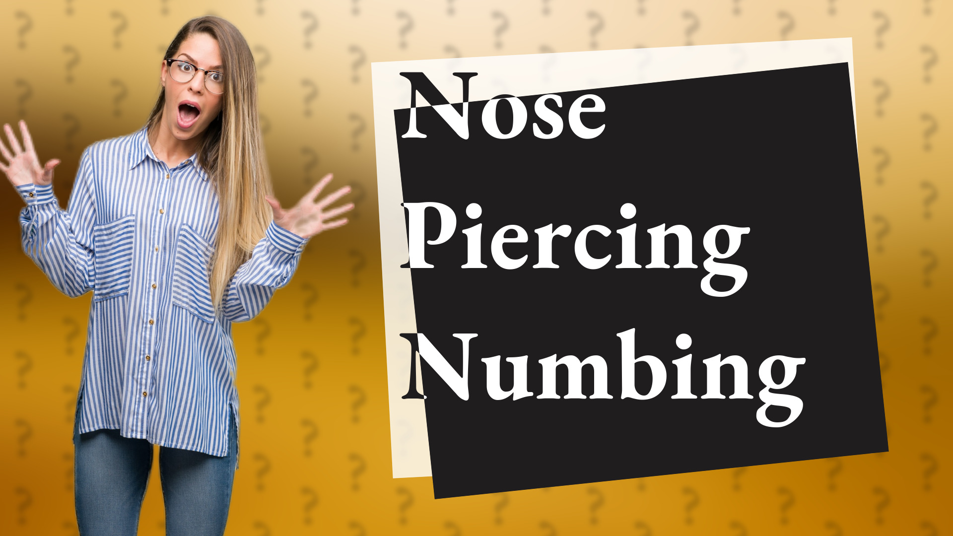 Nose Piercing Numbing