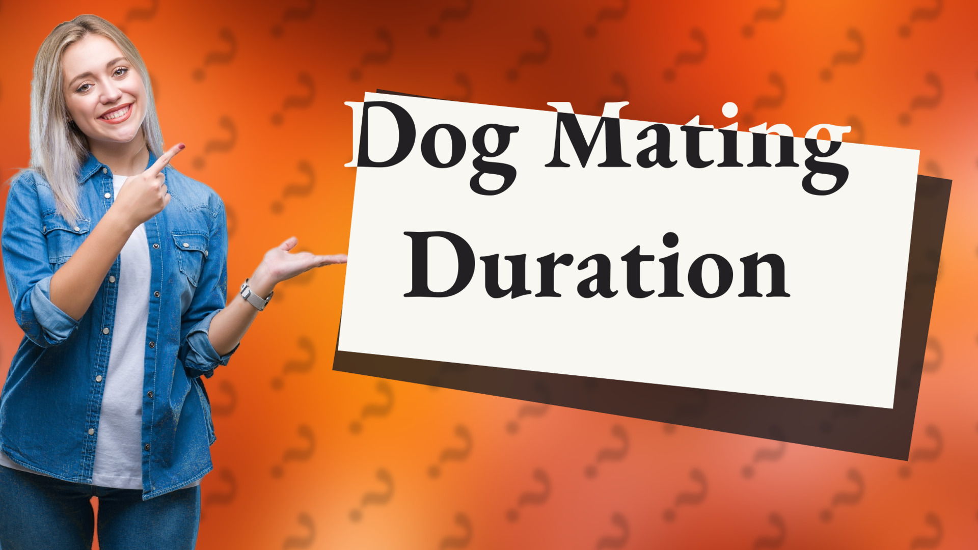 Dog Mating Duration