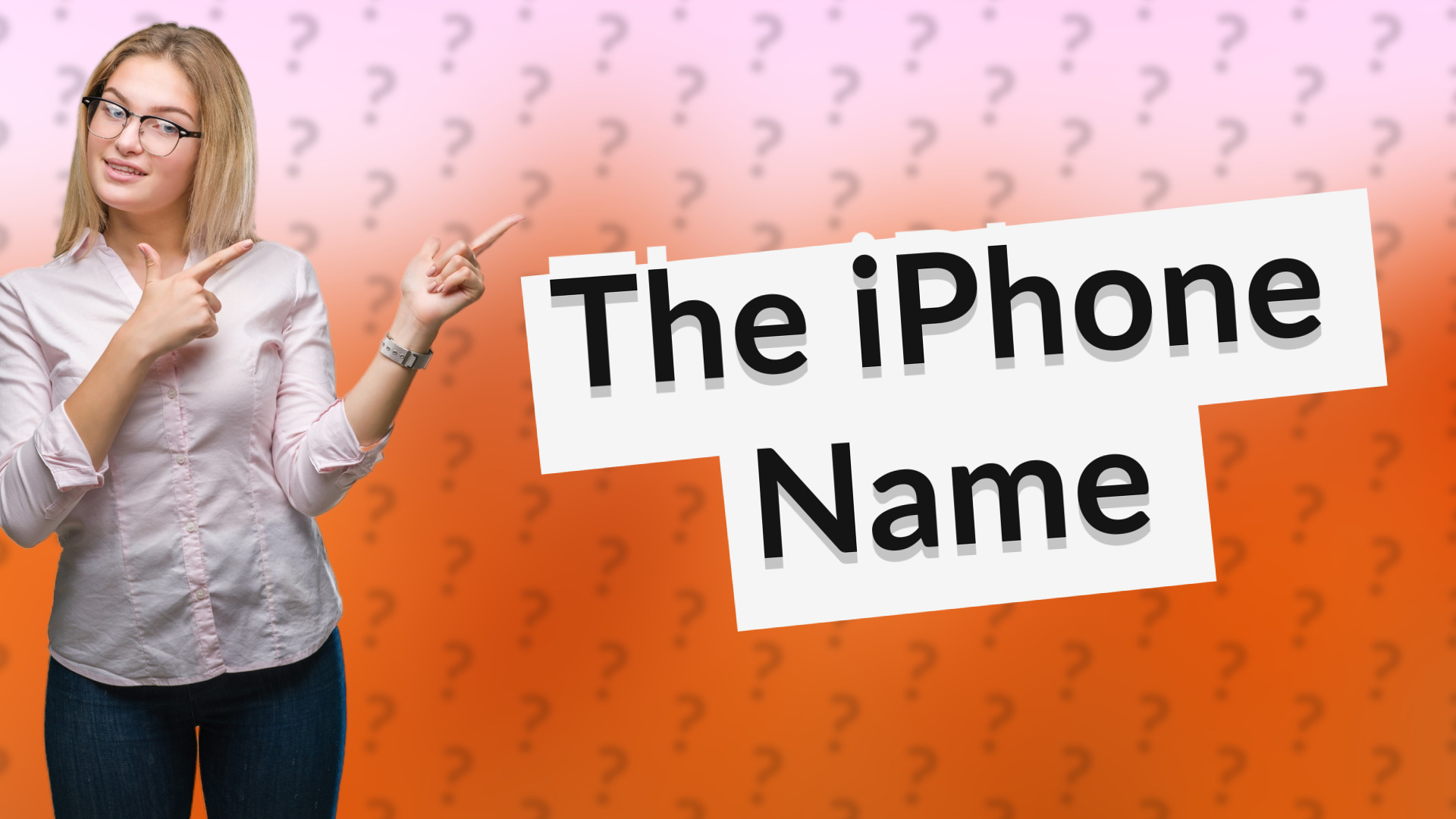 The iPhone Name