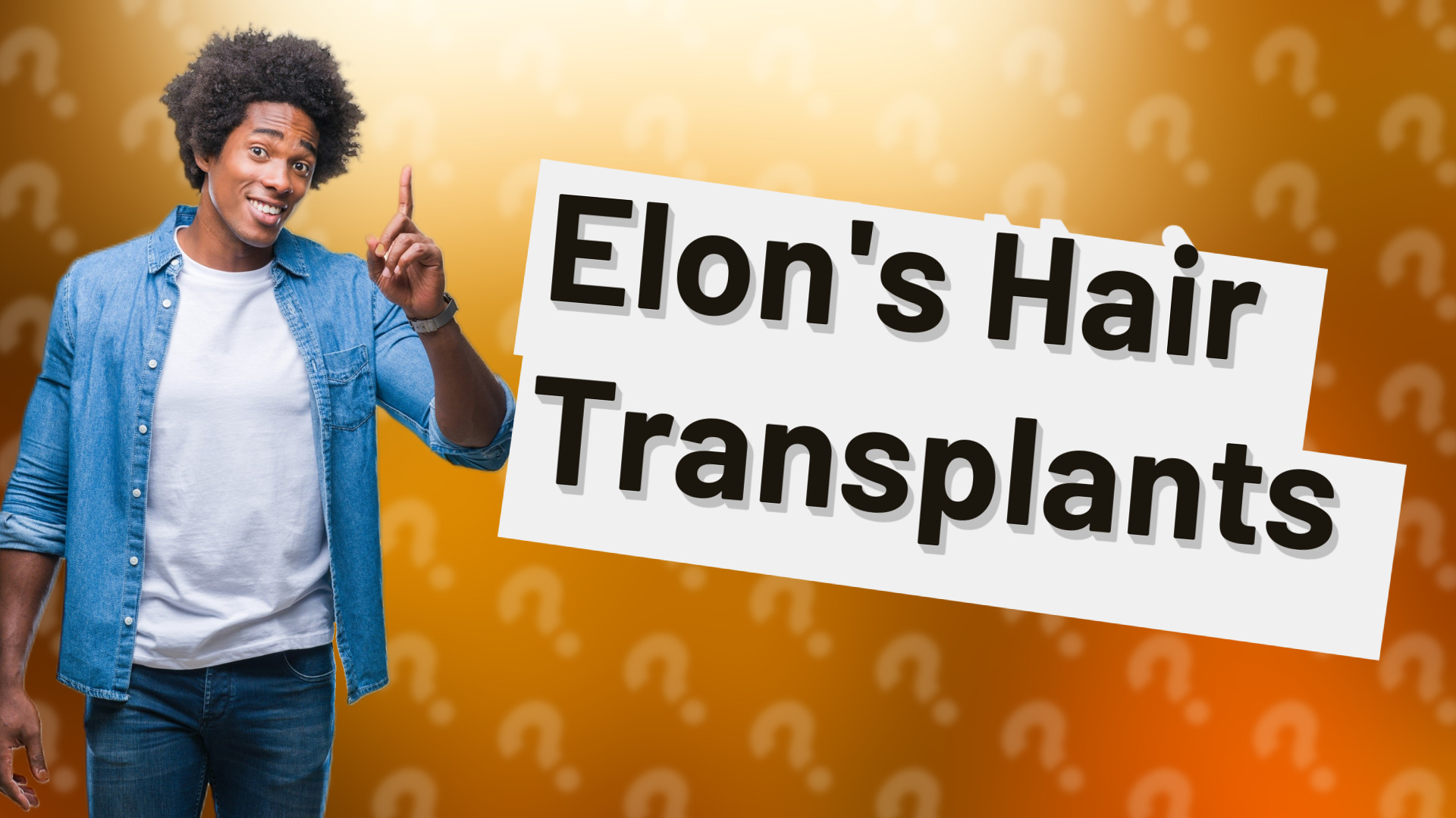 Elon's Hair Transplants
