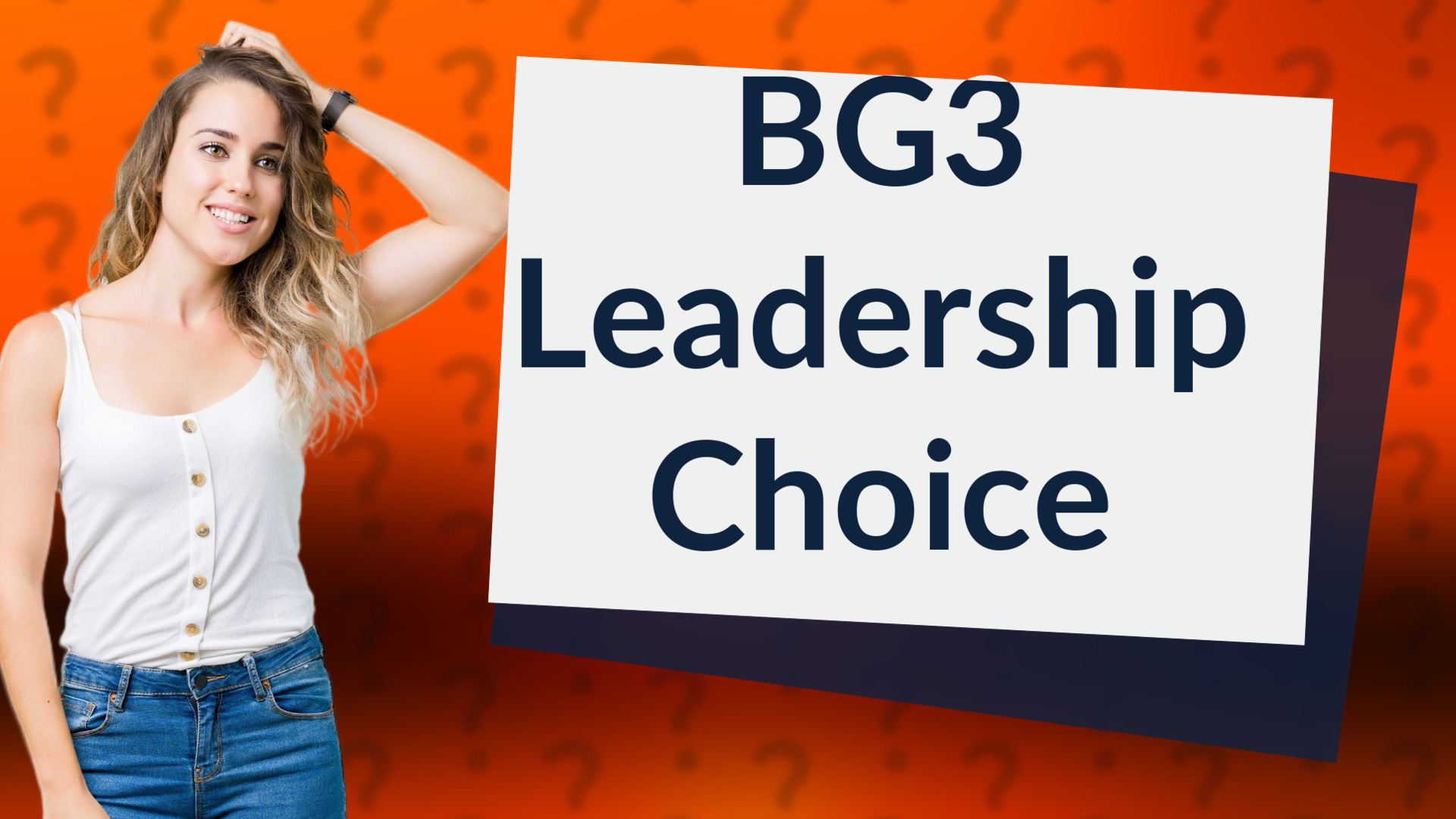 BG3 Leadership Choice