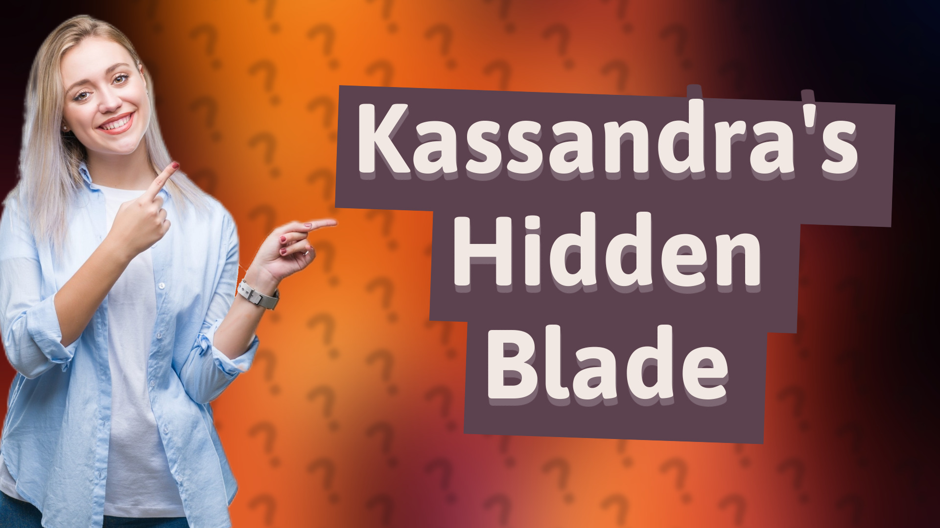 Kassandra's Hidden Blade