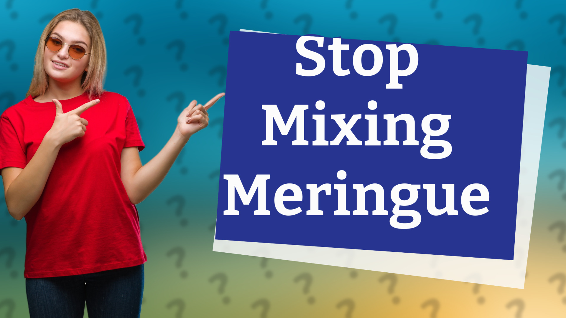 Stop Mixing Meringue