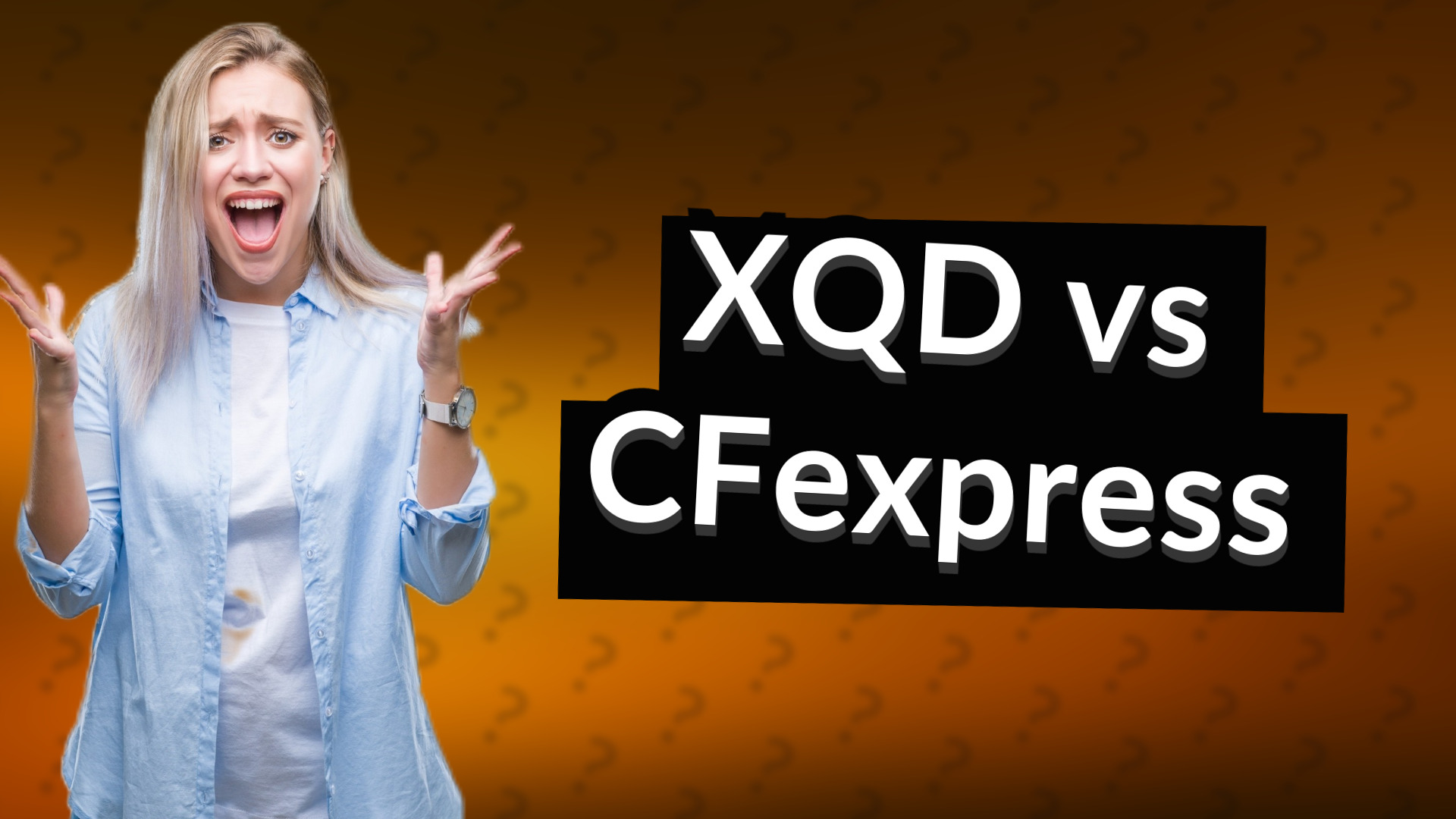 XQD vs CFexpress