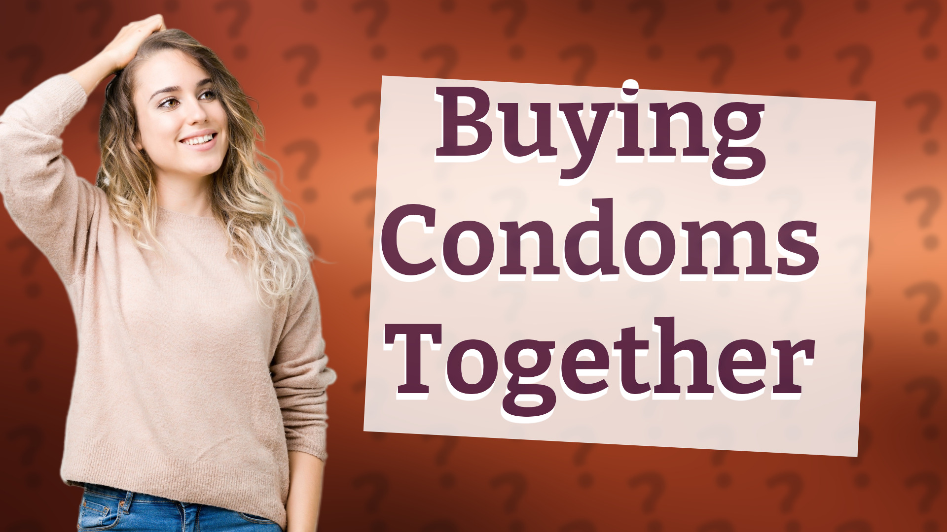 Buying Condoms Together