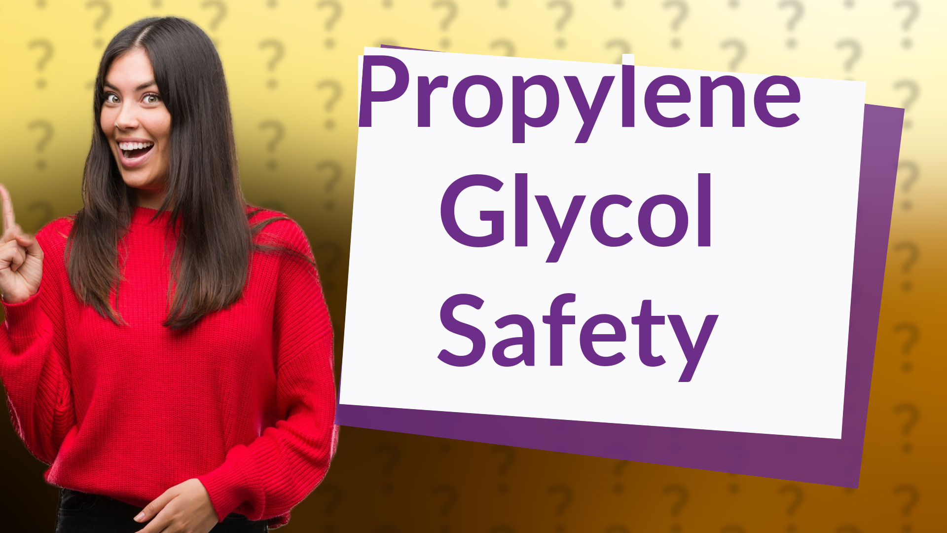 Propylene Glycol Safety