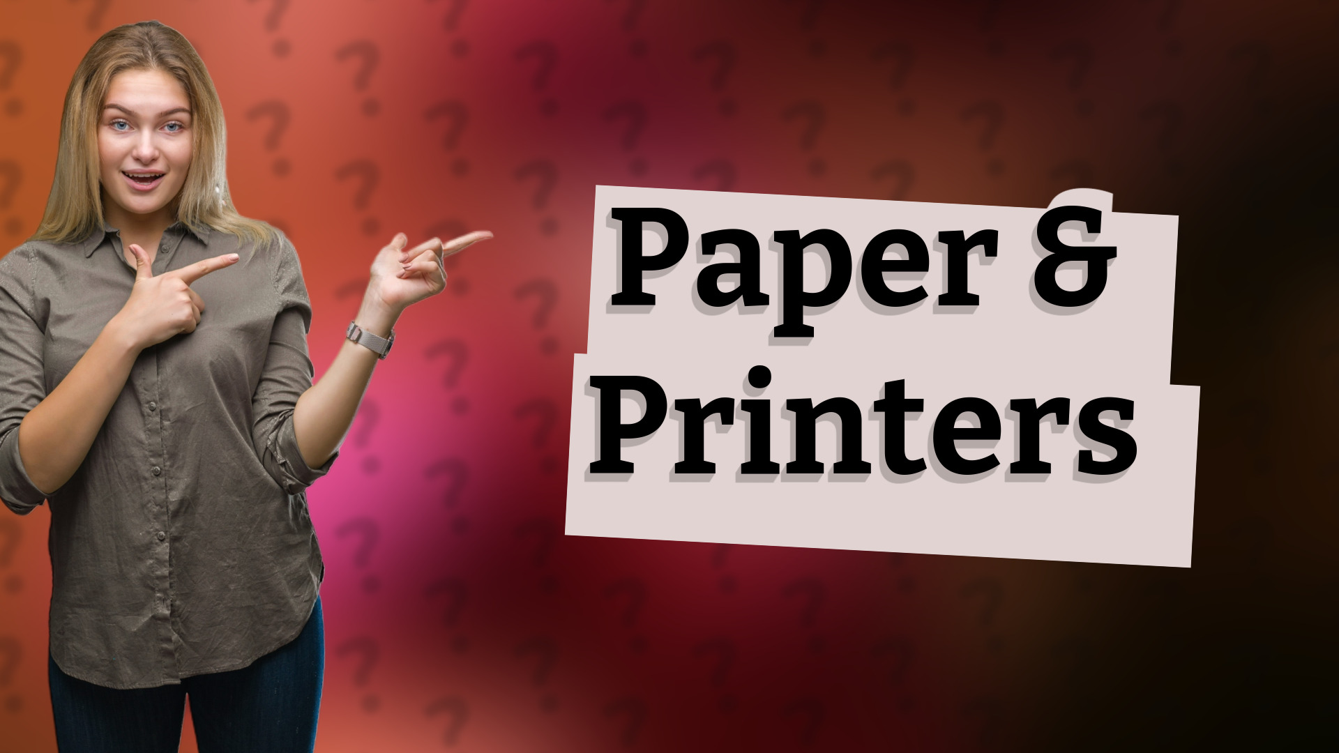 Paper & Printers