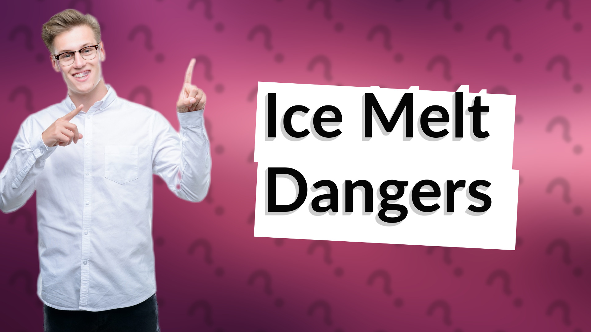Ice Melt Dangers