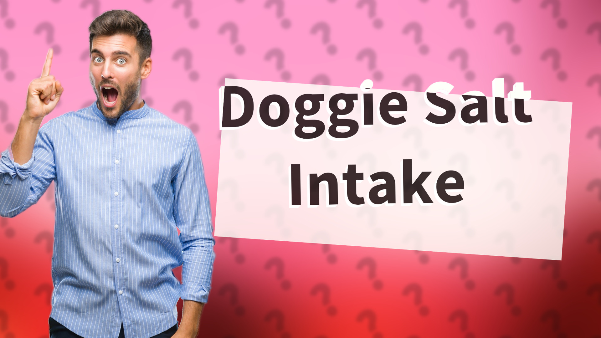 Doggie Salt Intake