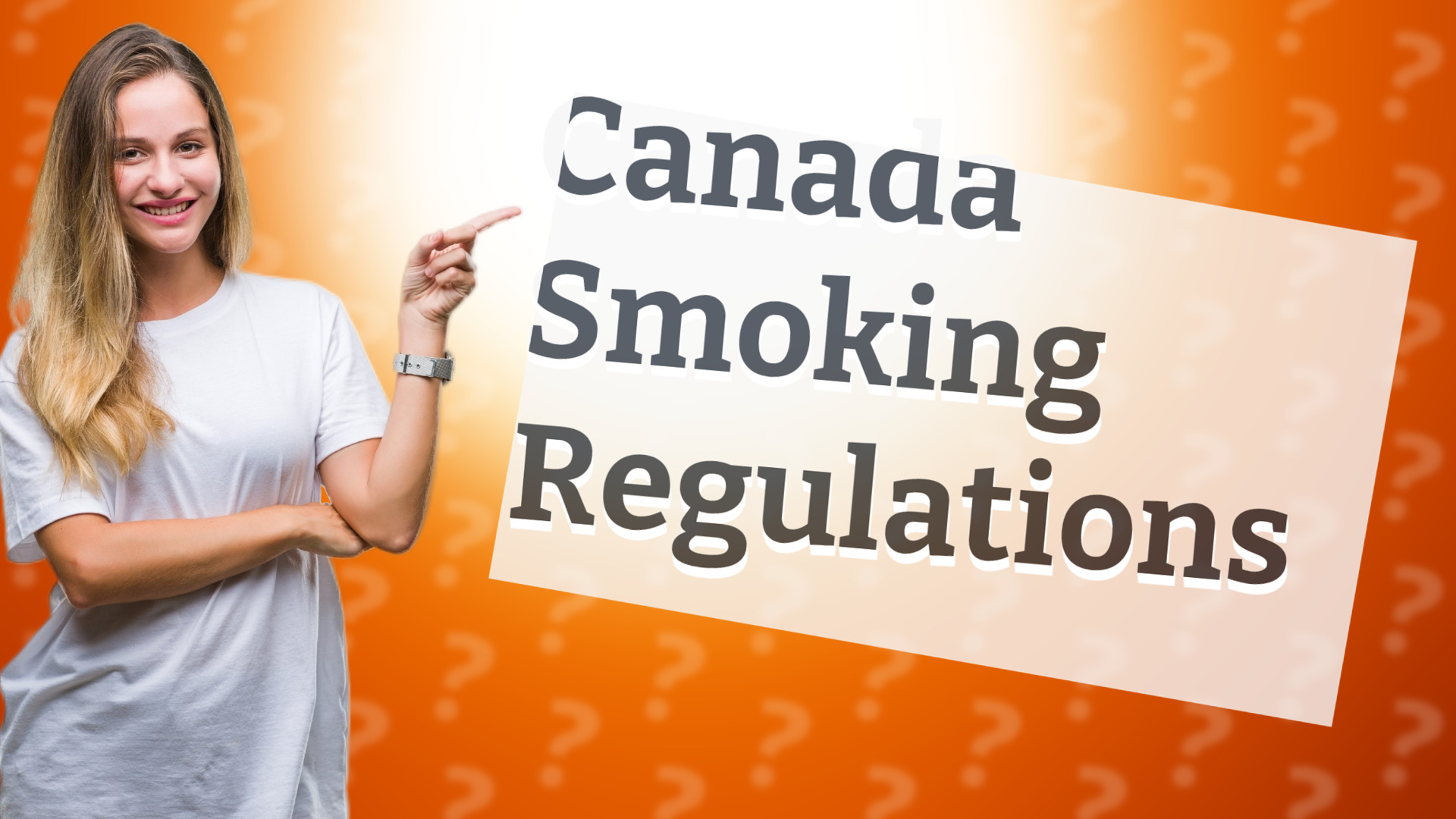 Canada Smoking Regulations