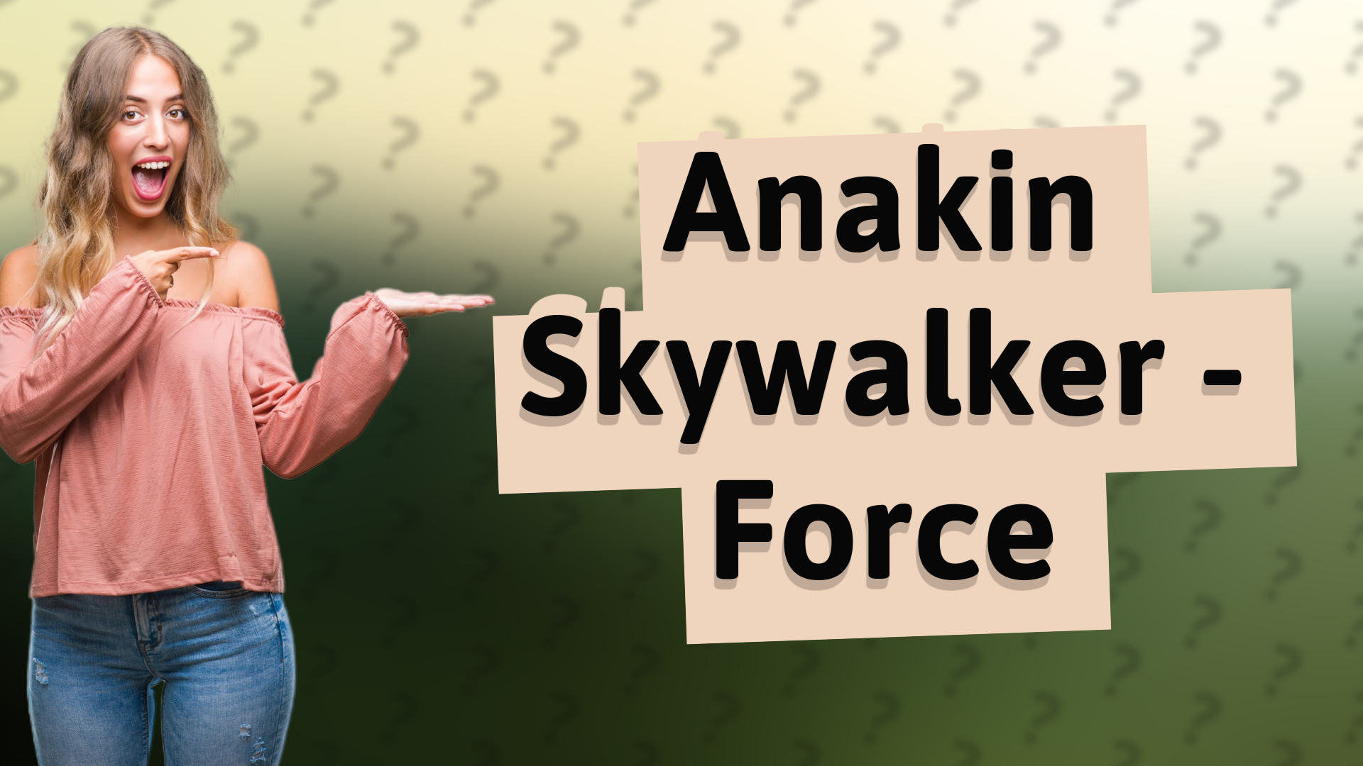 Anakin Skywalker - Force