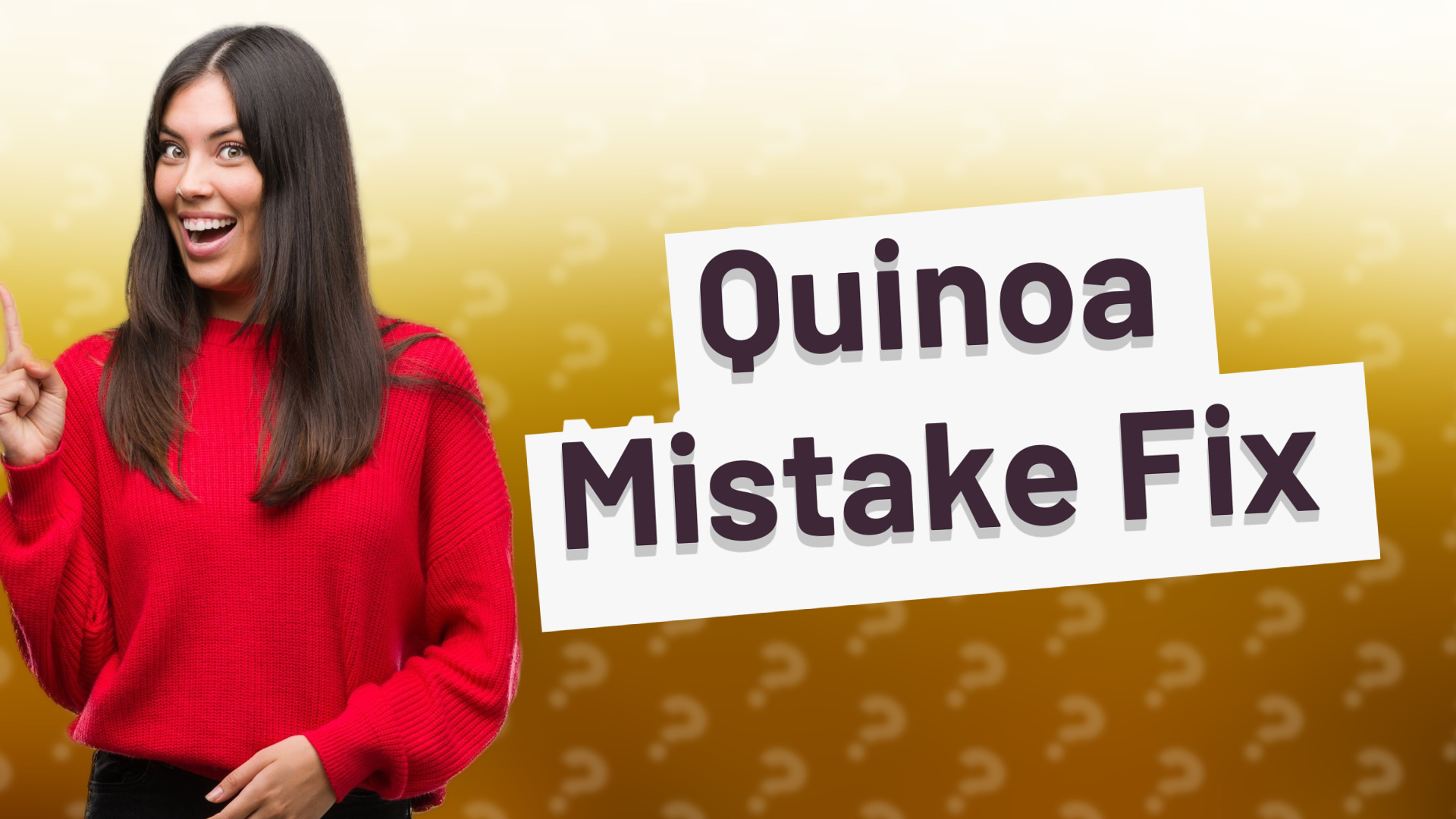 Quinoa Mistake Fix