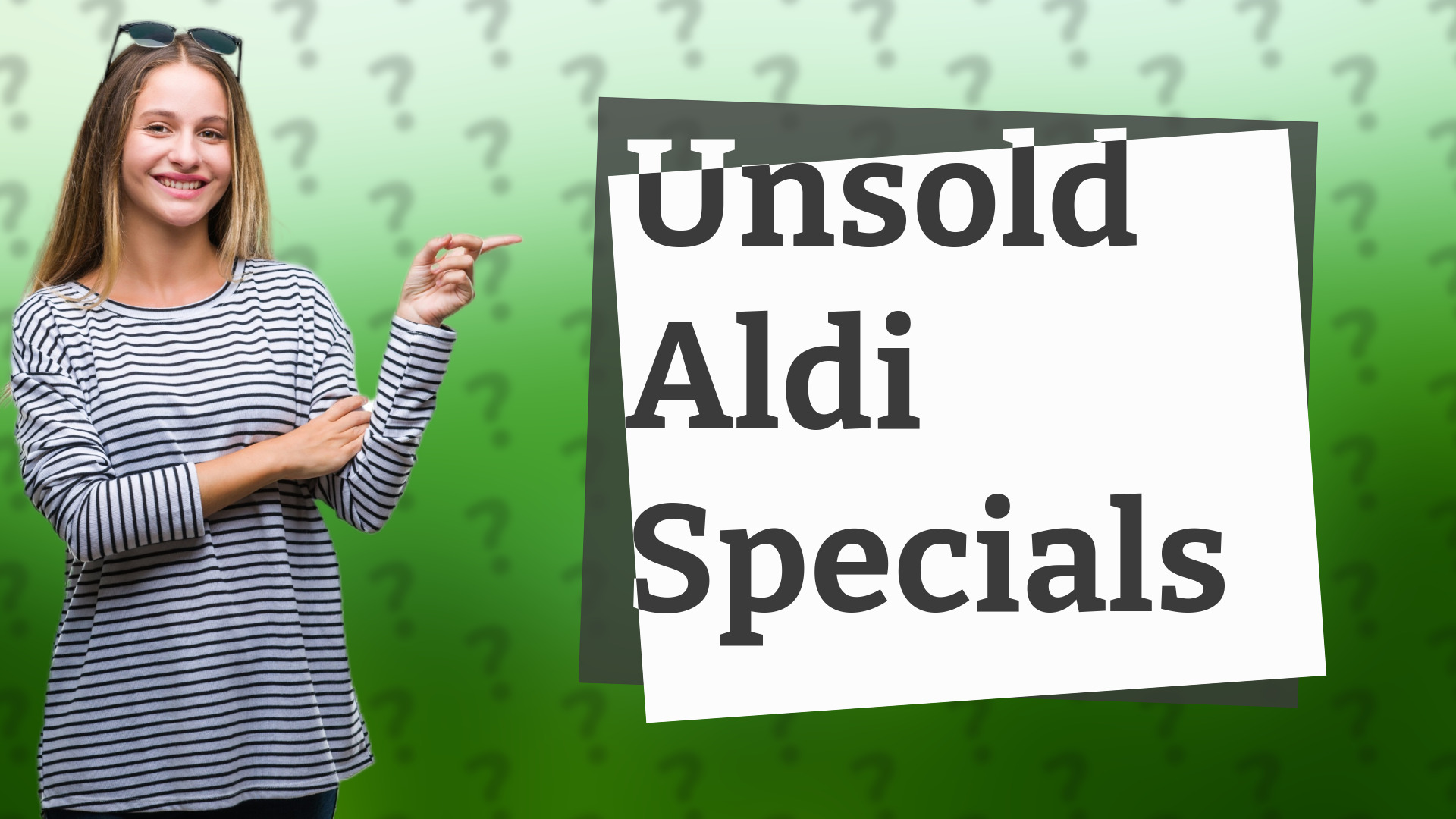 Unsold Aldi Specials