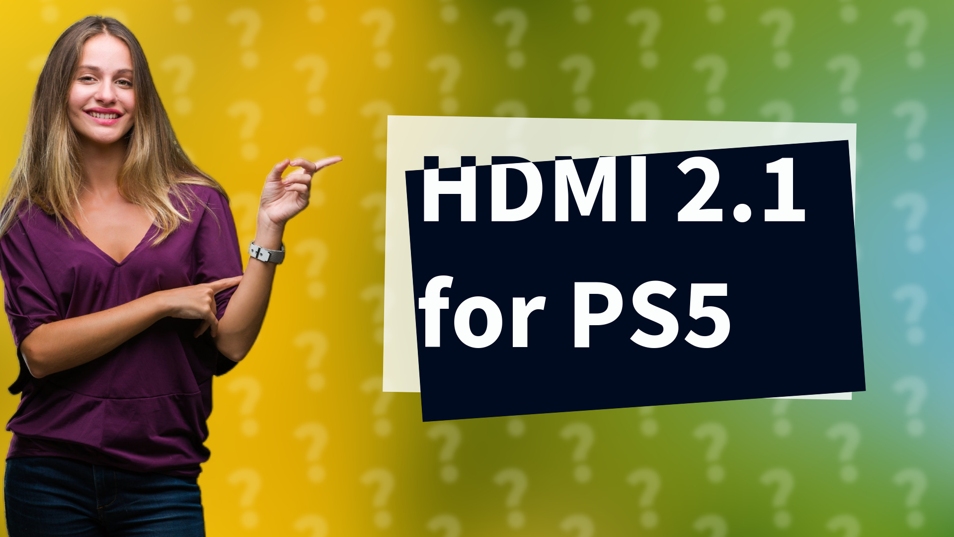 HDMI 2.1 for PS5