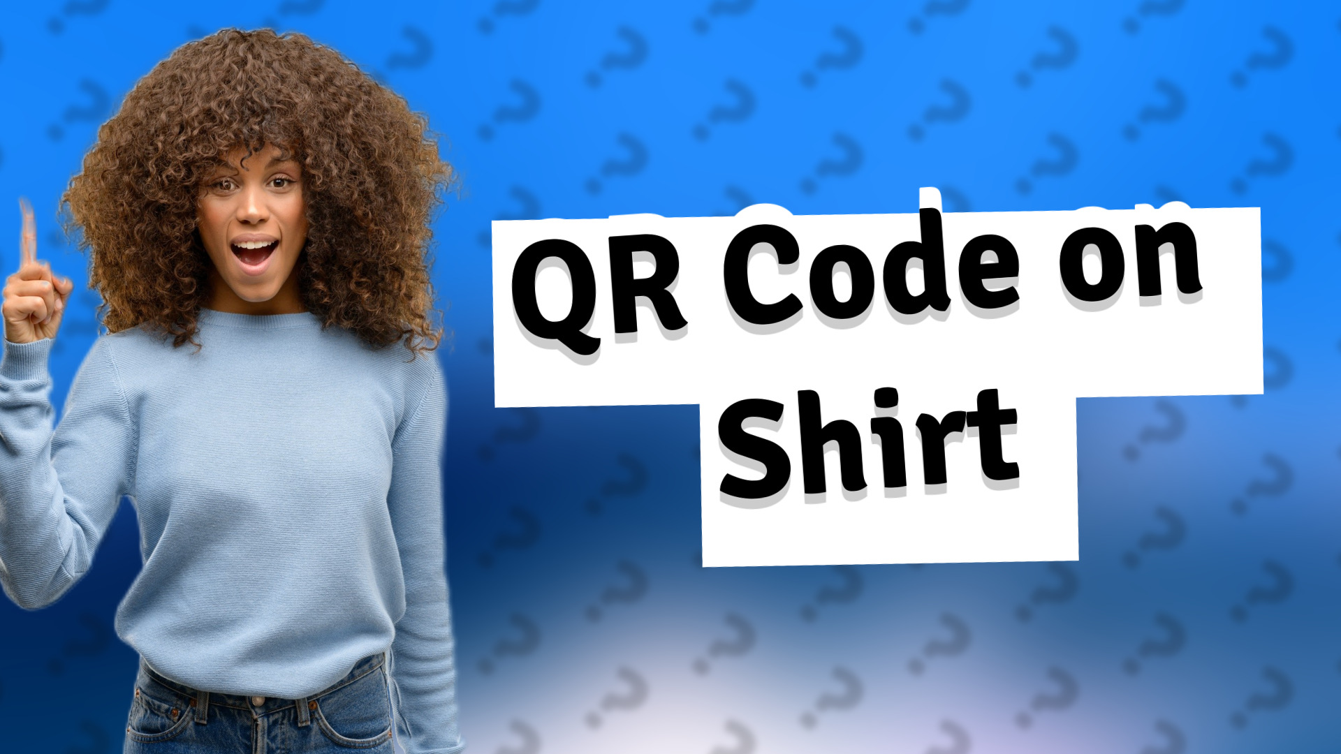 QR Code on Shirt