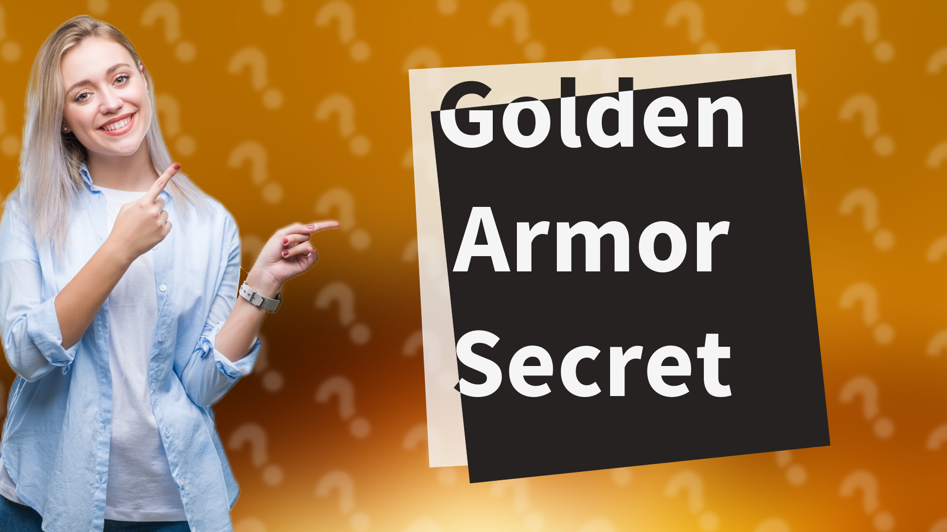 Golden Armor Secret