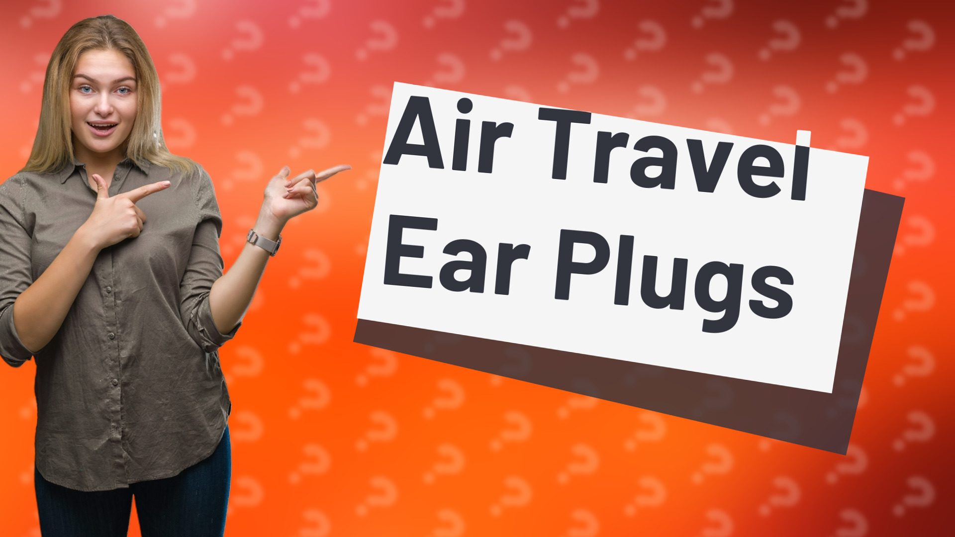 Air Travel Ear Plugs