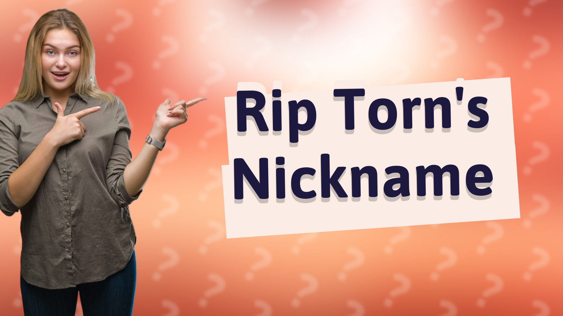 Rip Torn's Nickname
