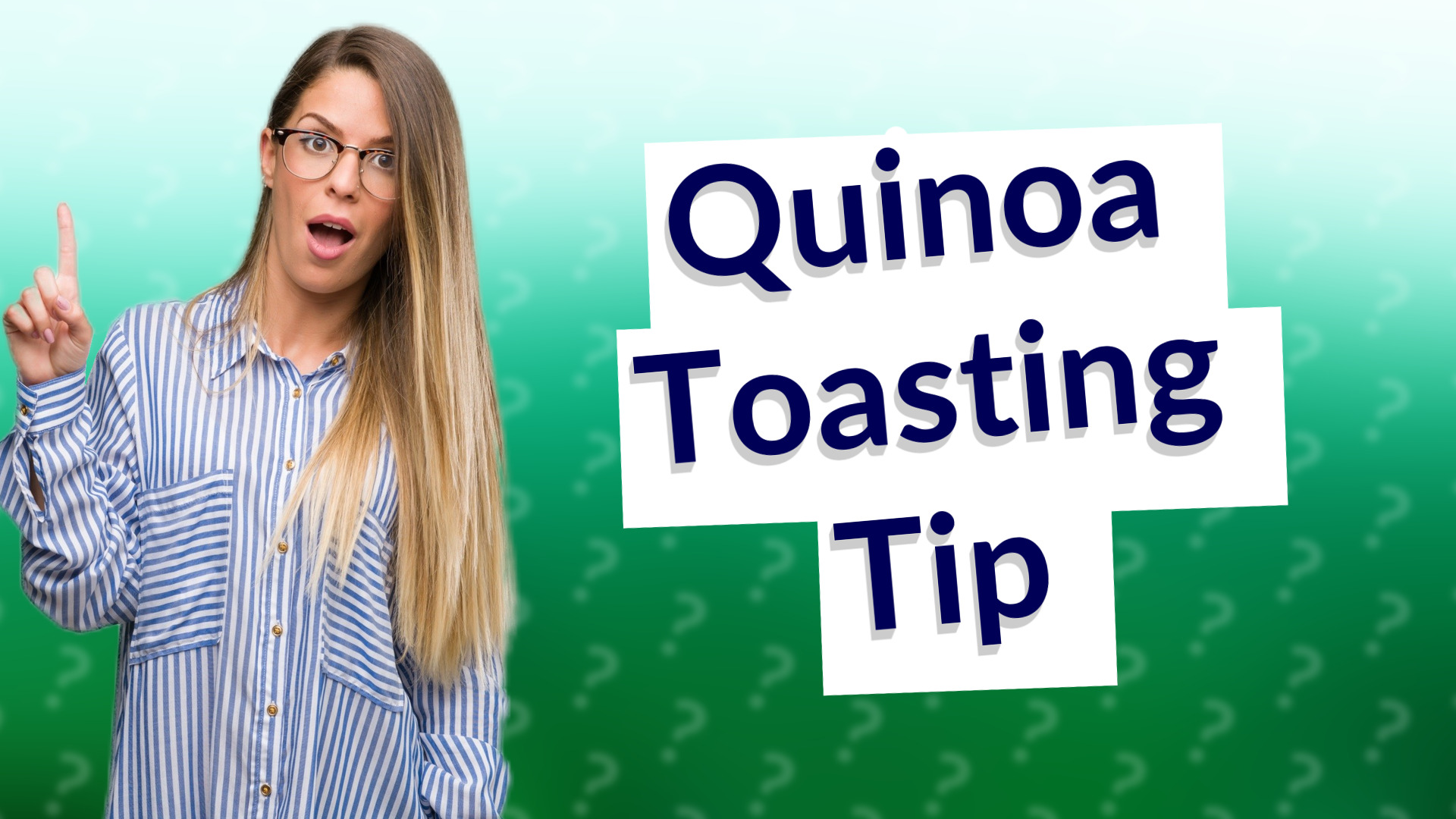 Quinoa Toasting Tip