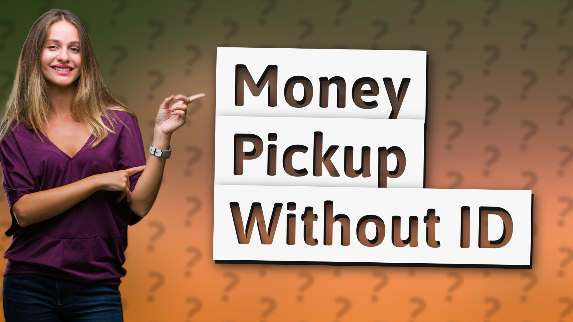 Money Pickup Without ID