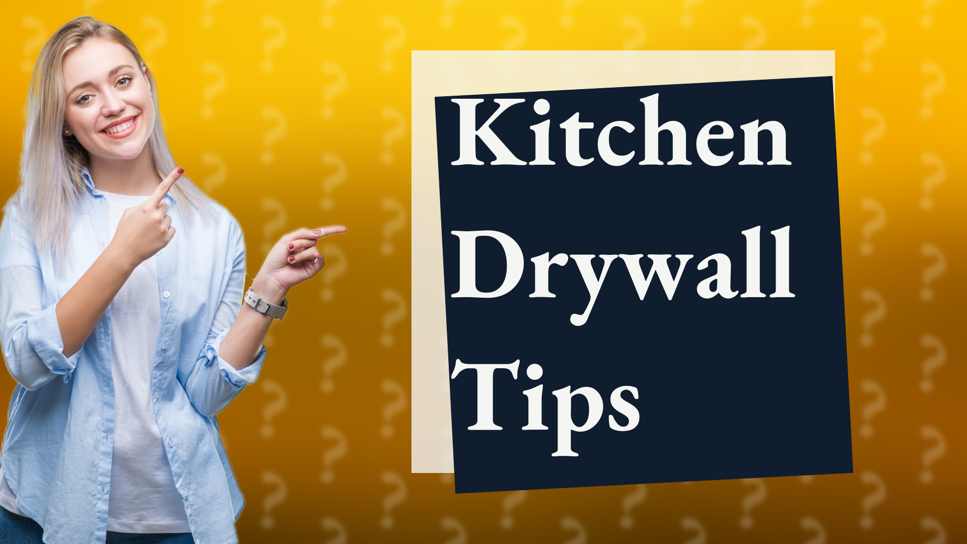 Kitchen Drywall Tips
