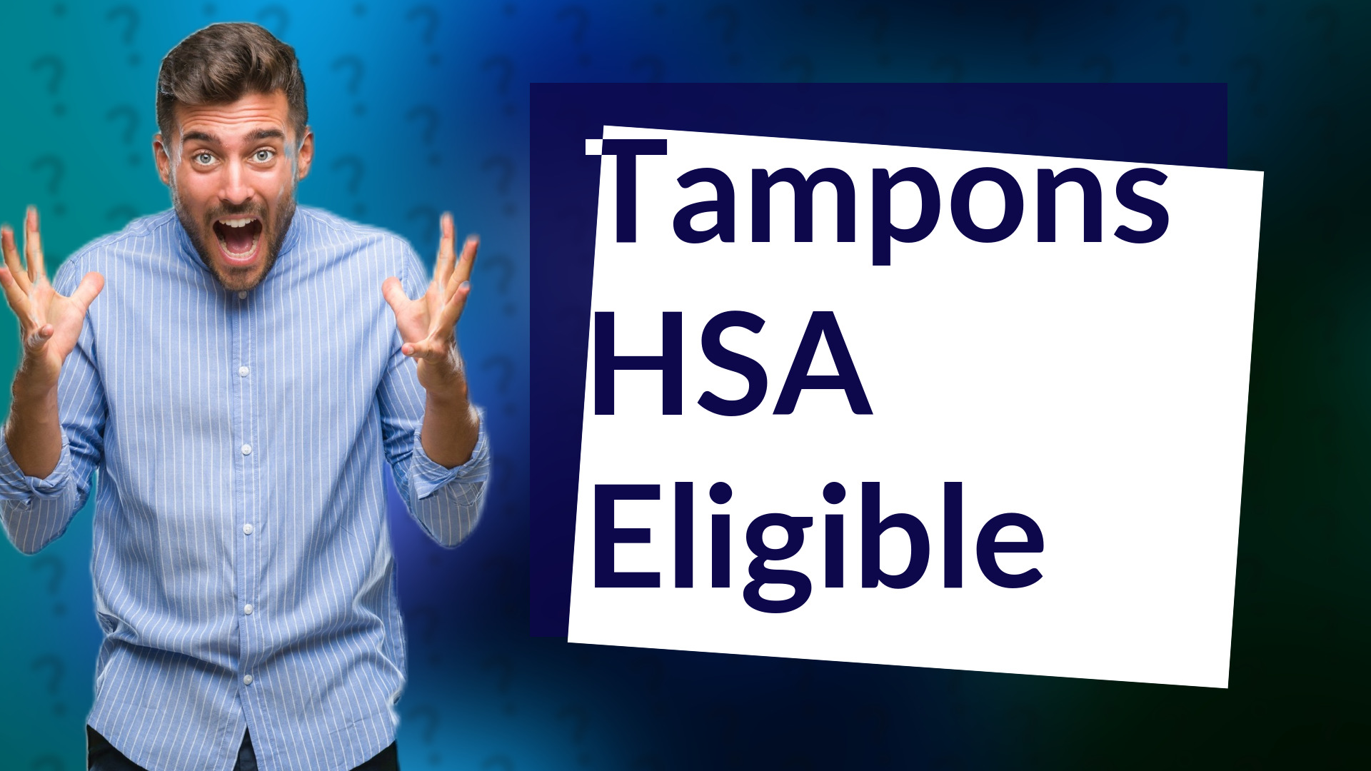 Tampons HSA Eligible